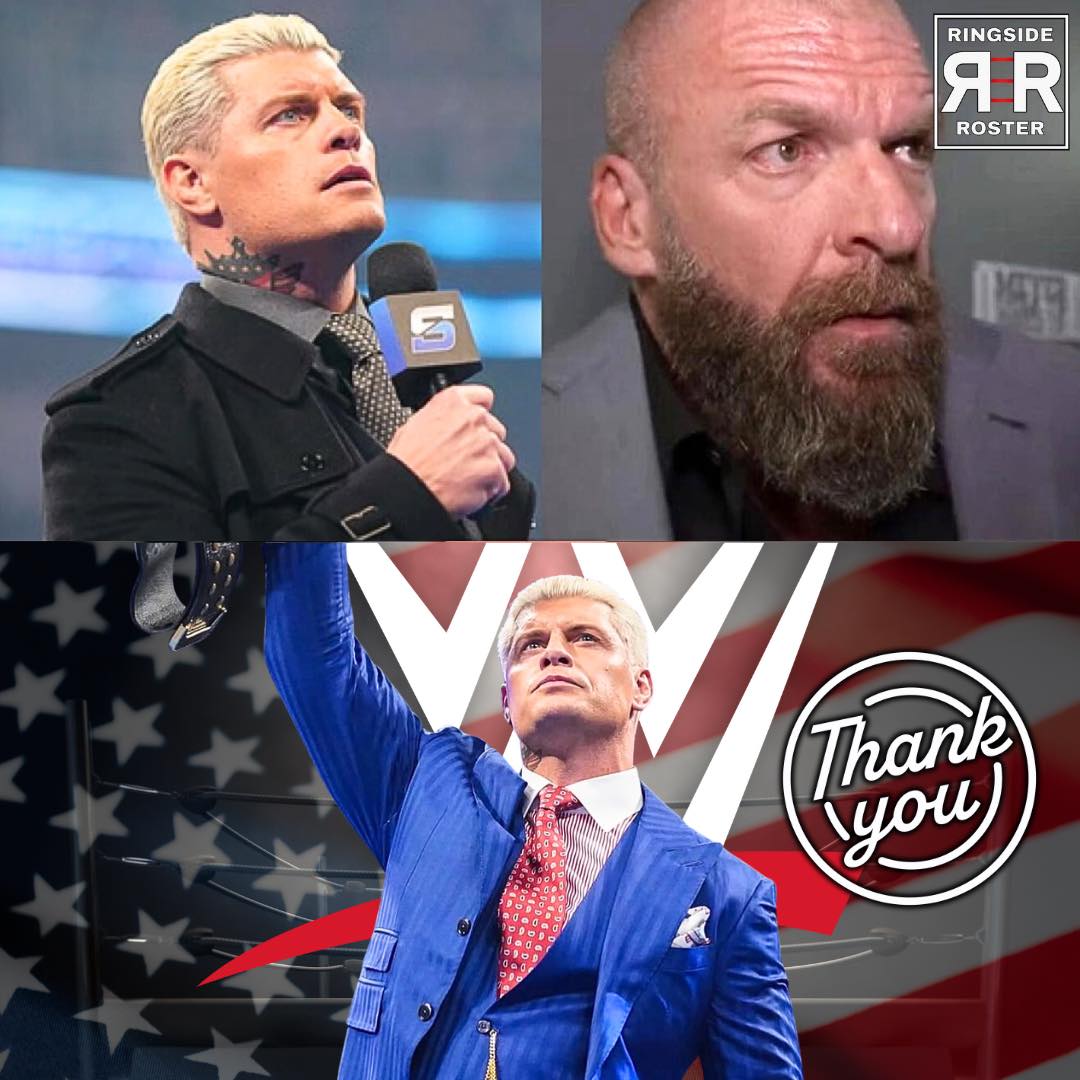 The Ringside - BREAKING: Cody Rhodes says his next contract with WWE ...