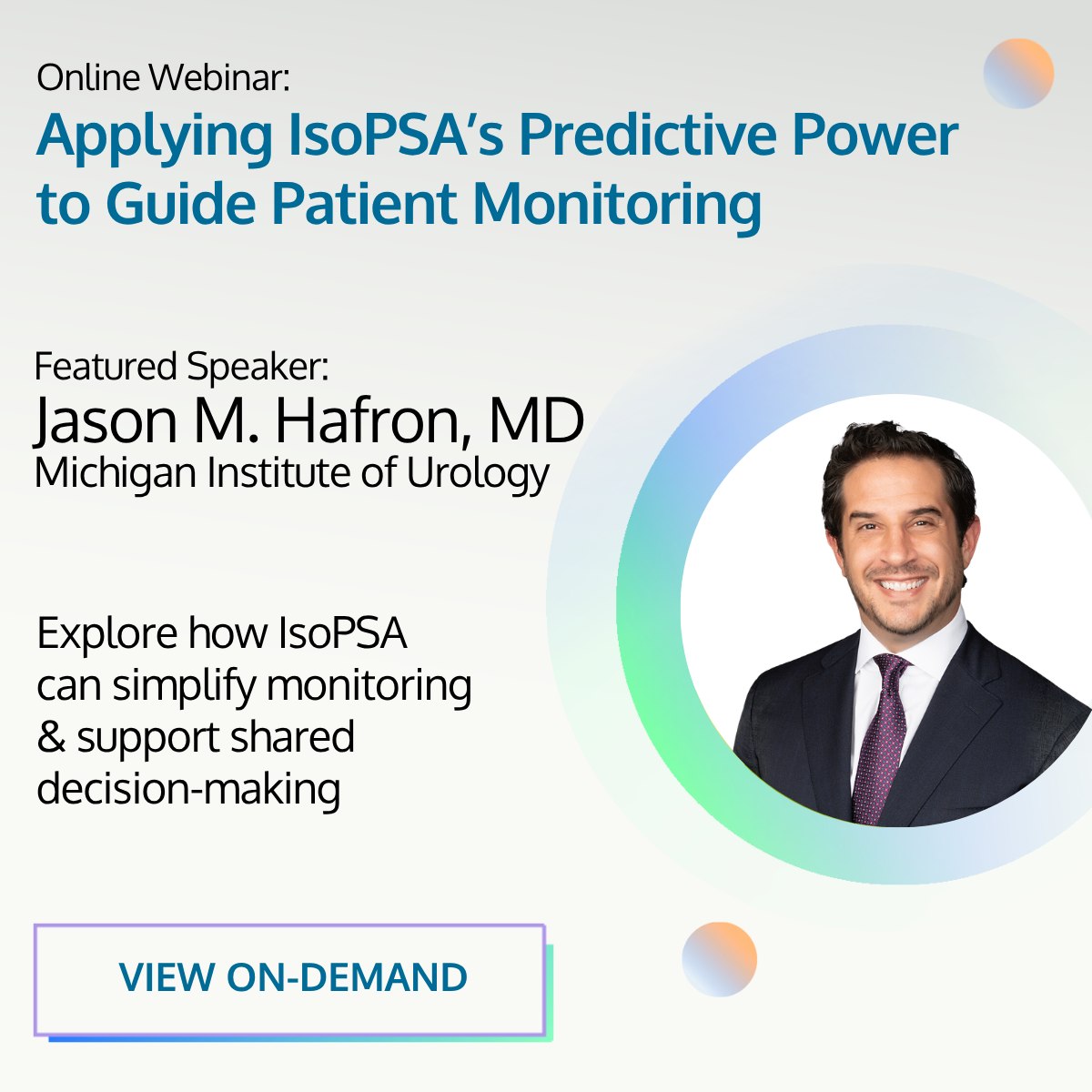 Cleveland - Many thanks to Dr. Jason Hafron for sharing his evaluation ...