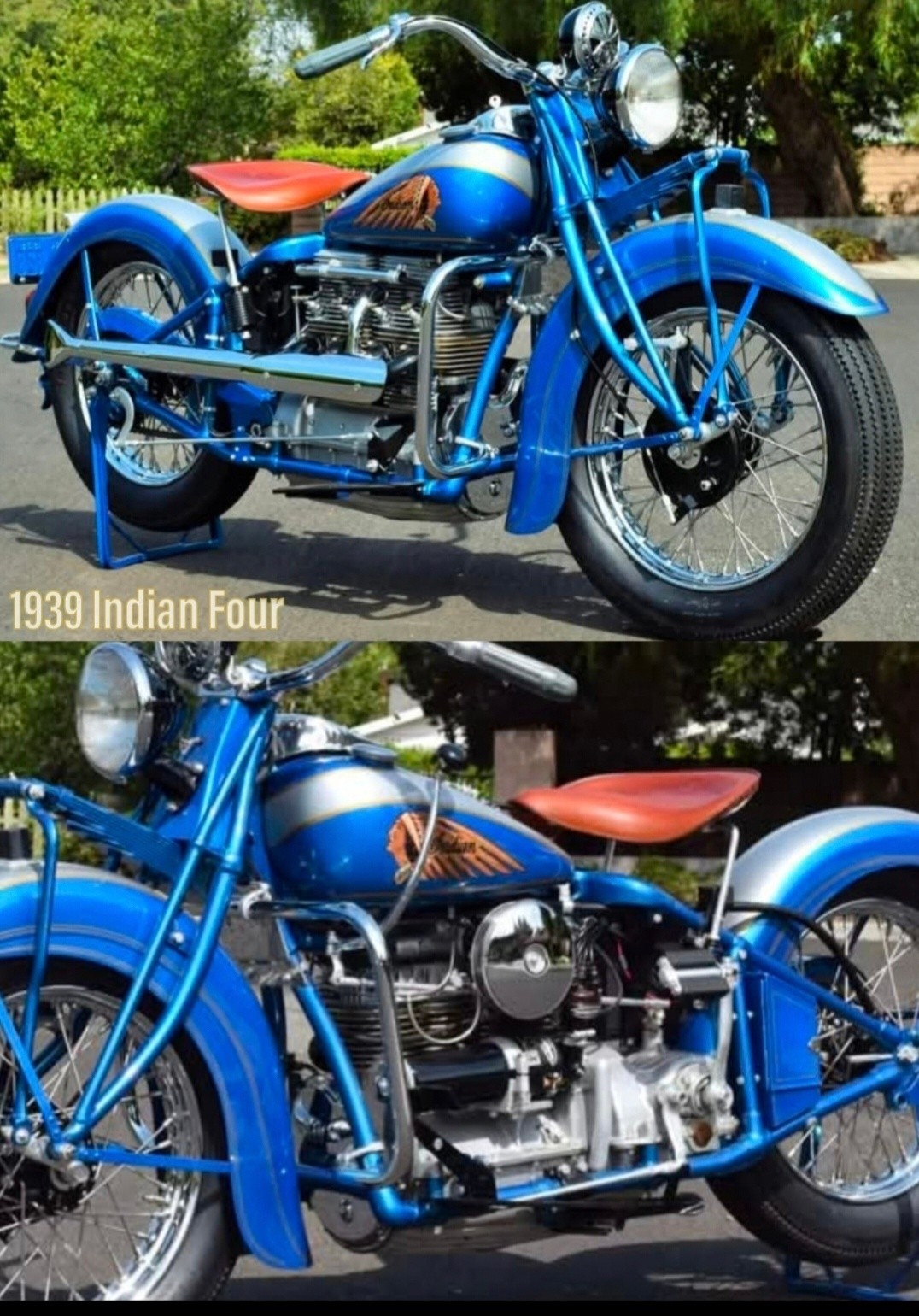 1938 Indian 438 Four motorcycle history and overview