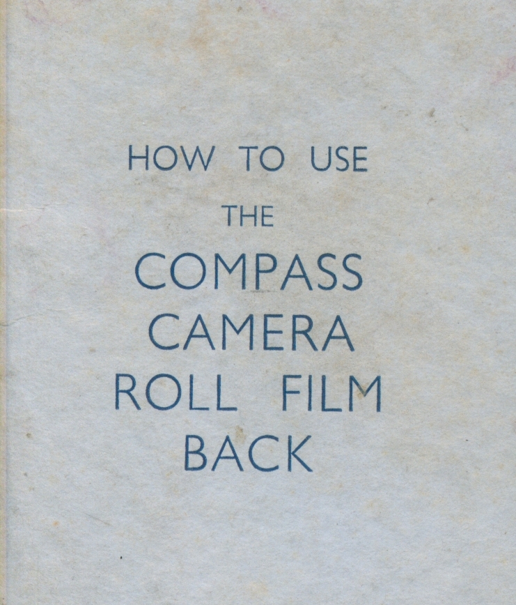 Pacific - Compass Roll Film Back Instruction Book You can view ...
