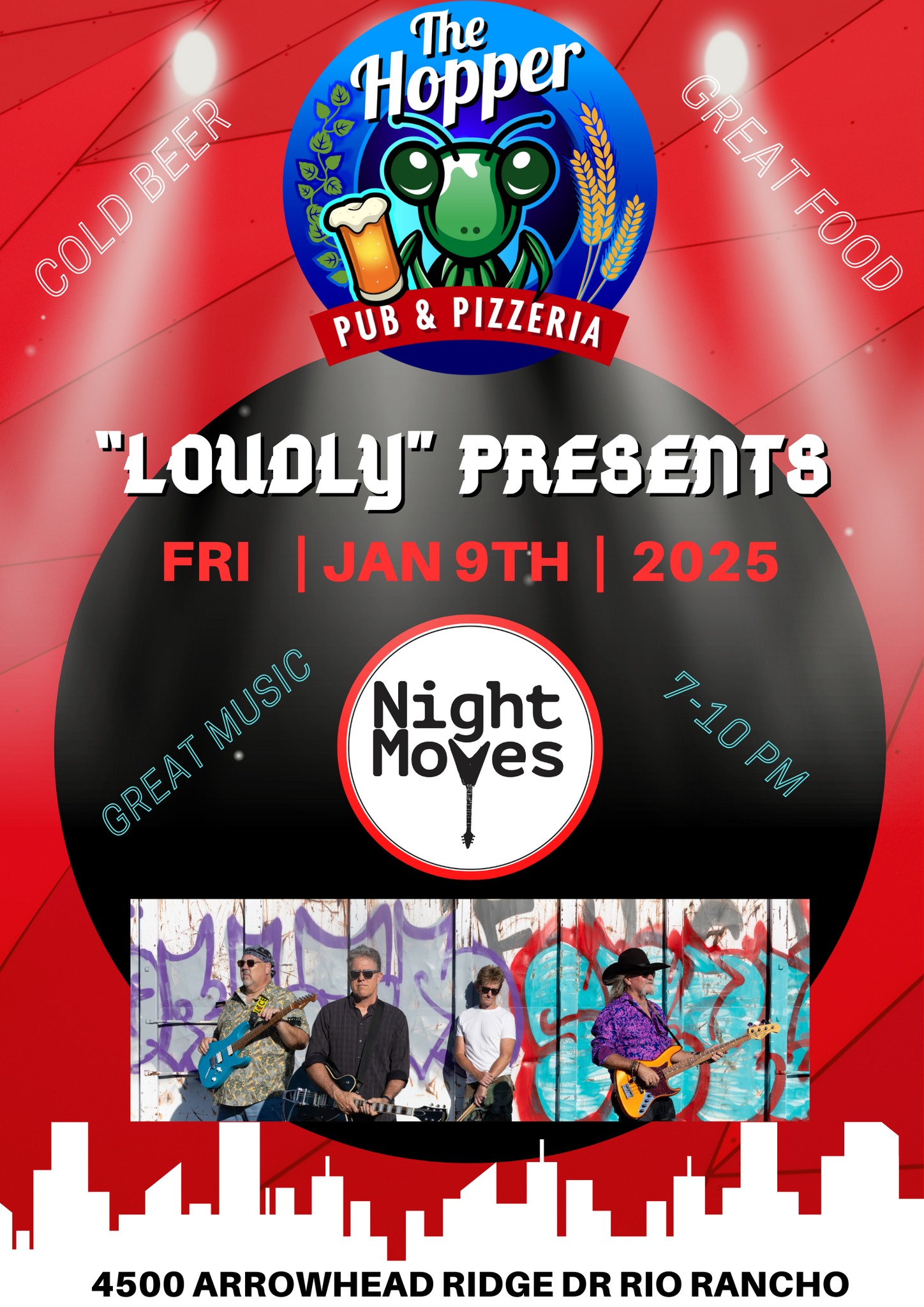 Night - Tomorrow evening Night Moves of New Mexico returns to one of ...