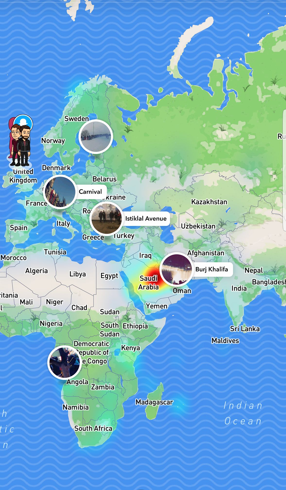 Whats Happening On SnapMap - Home