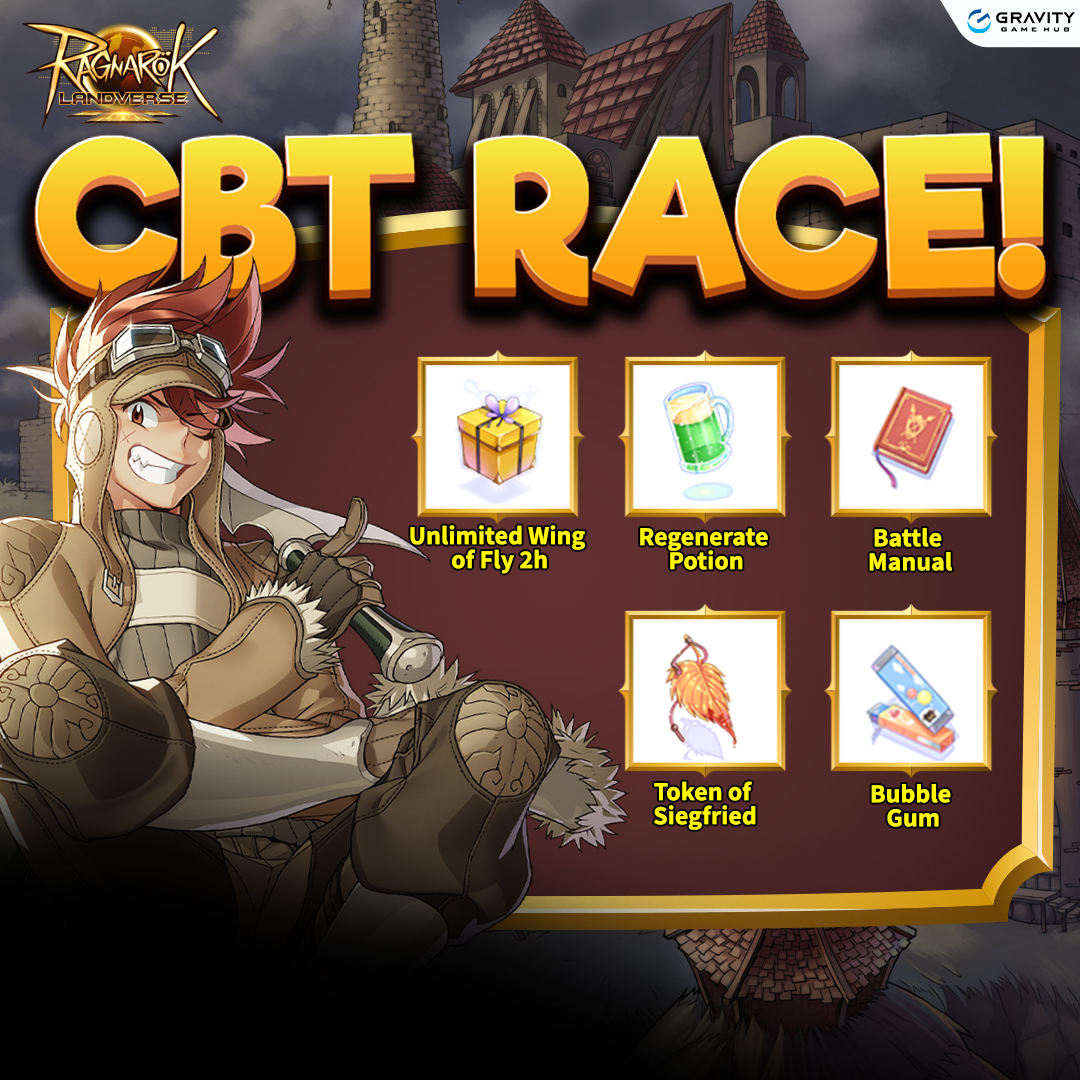 Ragnarok - 🏃‍♂️𝐂𝐁𝐓 𝐑𝐚𝐜𝐞🏃‍♂️ Receive 𝙀𝙓𝘾𝙇𝙐𝙎𝙄𝙑𝙀 𝘛𝘐𝘛𝘓𝘌𝘚 when you take part ...