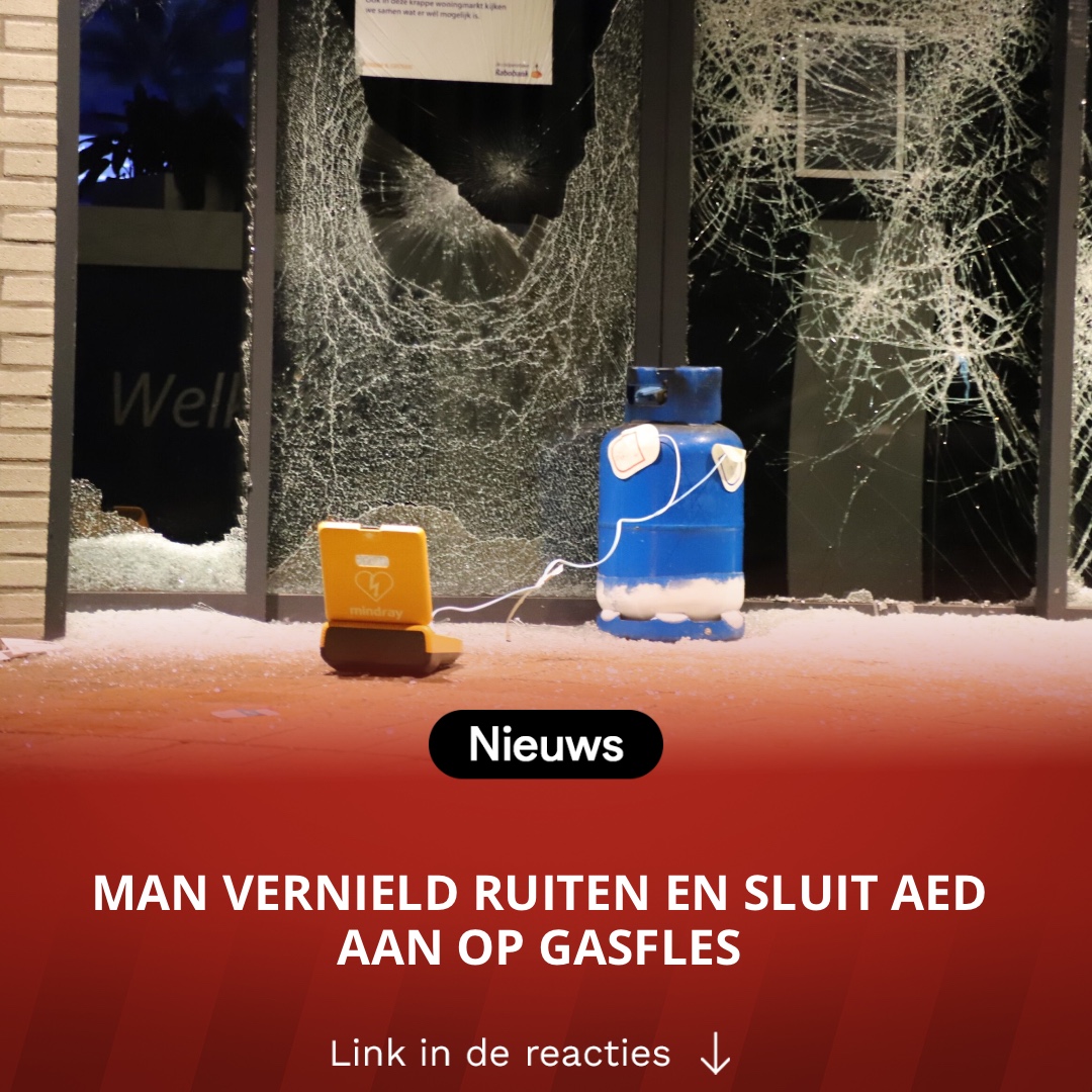 112 Nederland - De verdachte had meerdere ruiten van het... | Facebook