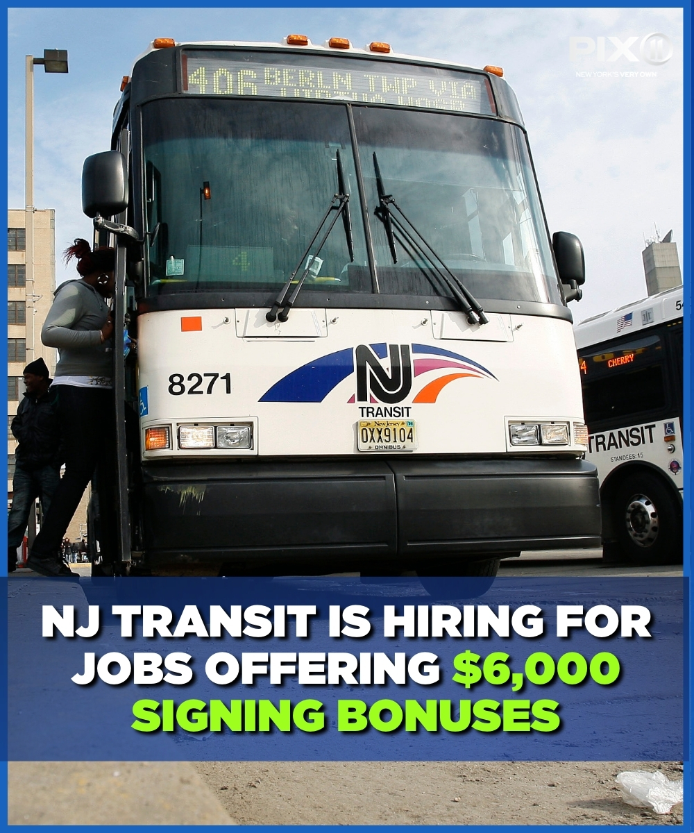 PIX11 - NJ Transit is hiring for jobs on the bus... | Facebook