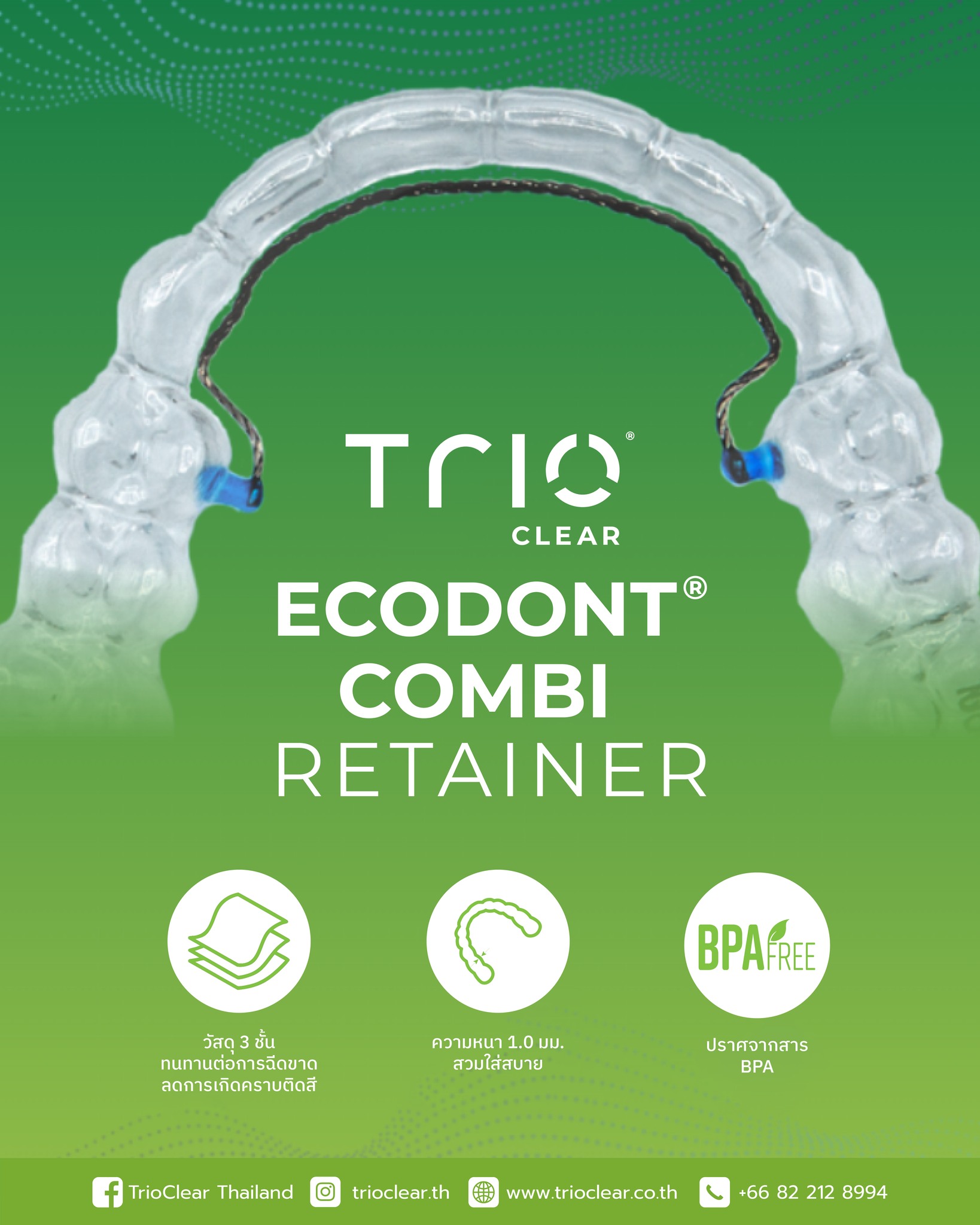 Hexa - Ecodont Combi Retainer: นวัตกรรมรีเทนเนอร์ 2-in-1 ที่พลิกโฉม ...
