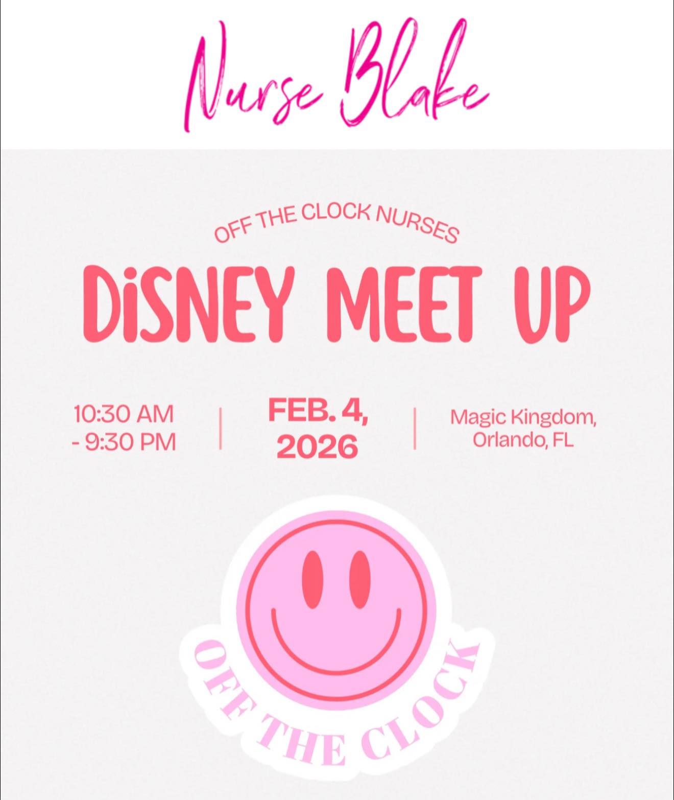 Nurse - Off The Clock Nurses Meet Up at Disney’s Magic Kingdom in ...