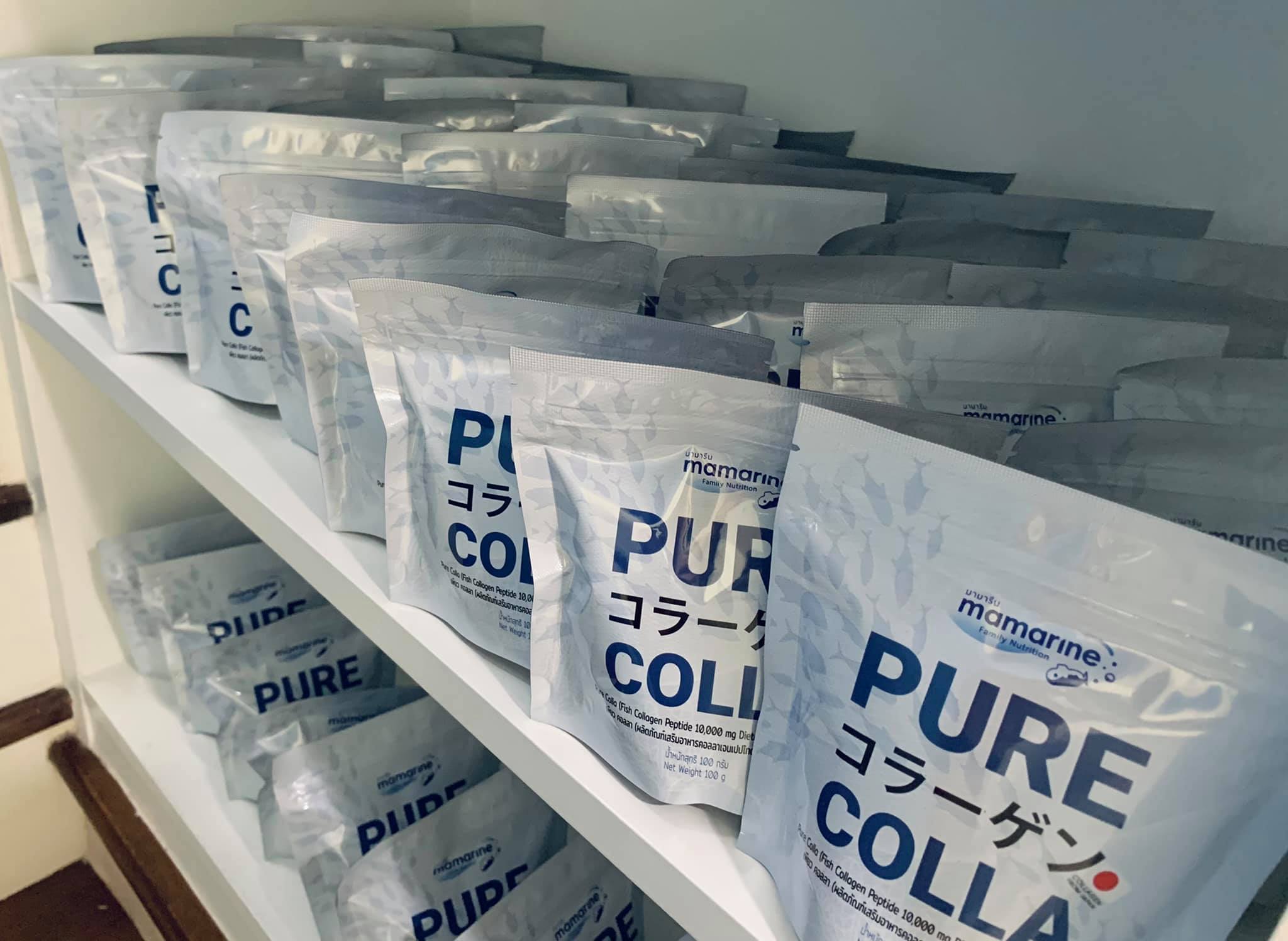 Mamarine Pure Colla เพียว คอลลา คอลลาเจนจากประเทศญี่ปุ่น