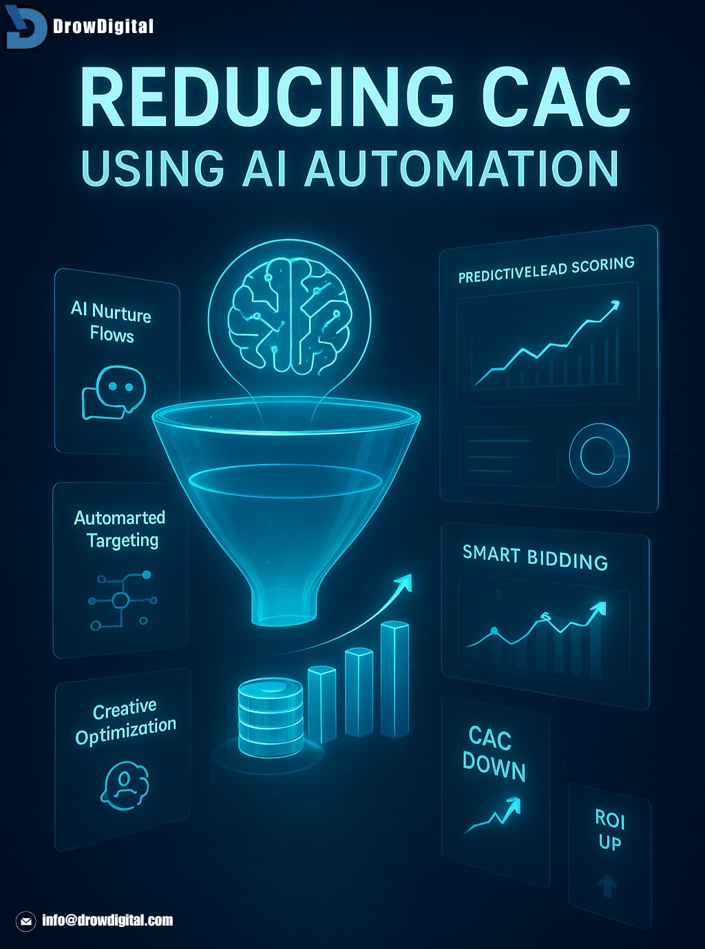 DrowDigital - Reducing CAC Using AI Automation Customer acquisition ...