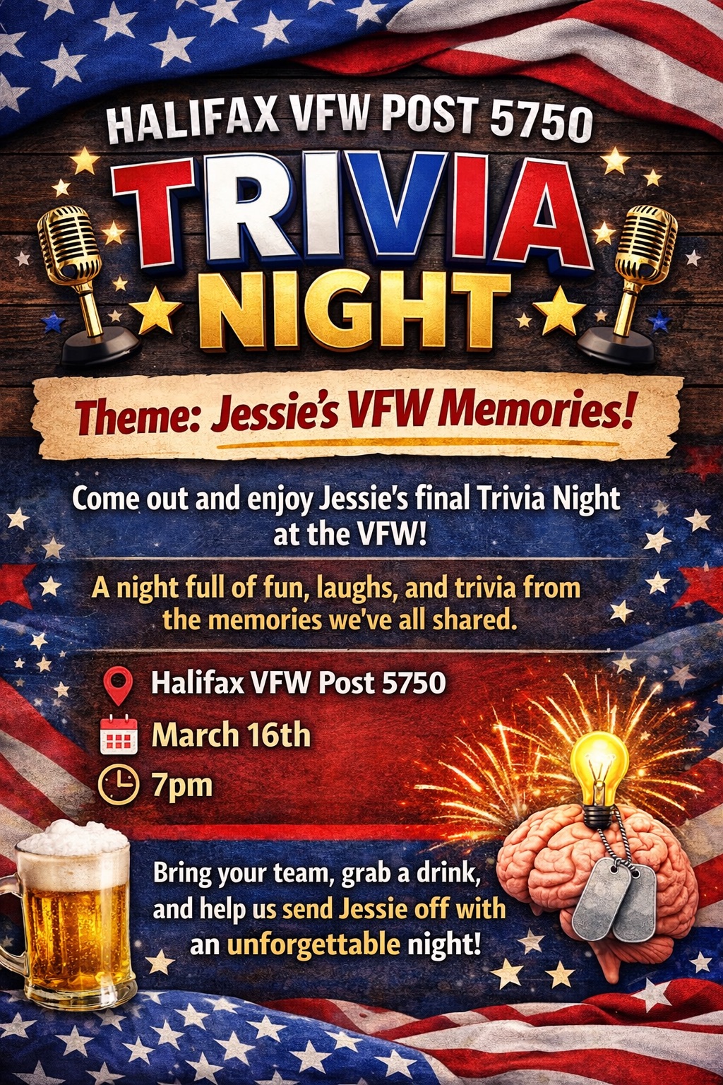 Jessie’s Final Trivia Night