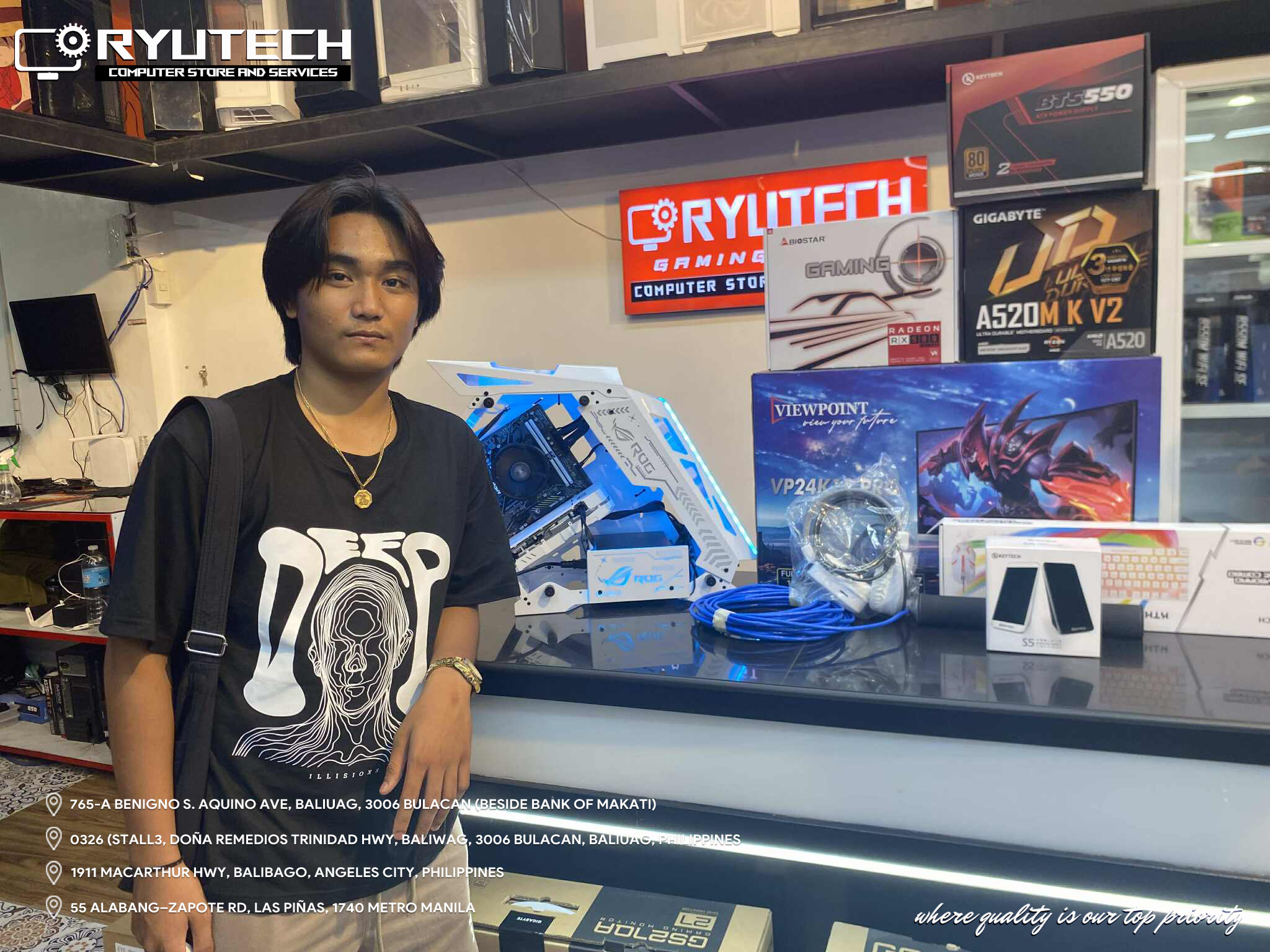 RyuTech - ⚡ Walk-in Build Completed! 🏬 🎯 Client from Candaba powered up ...