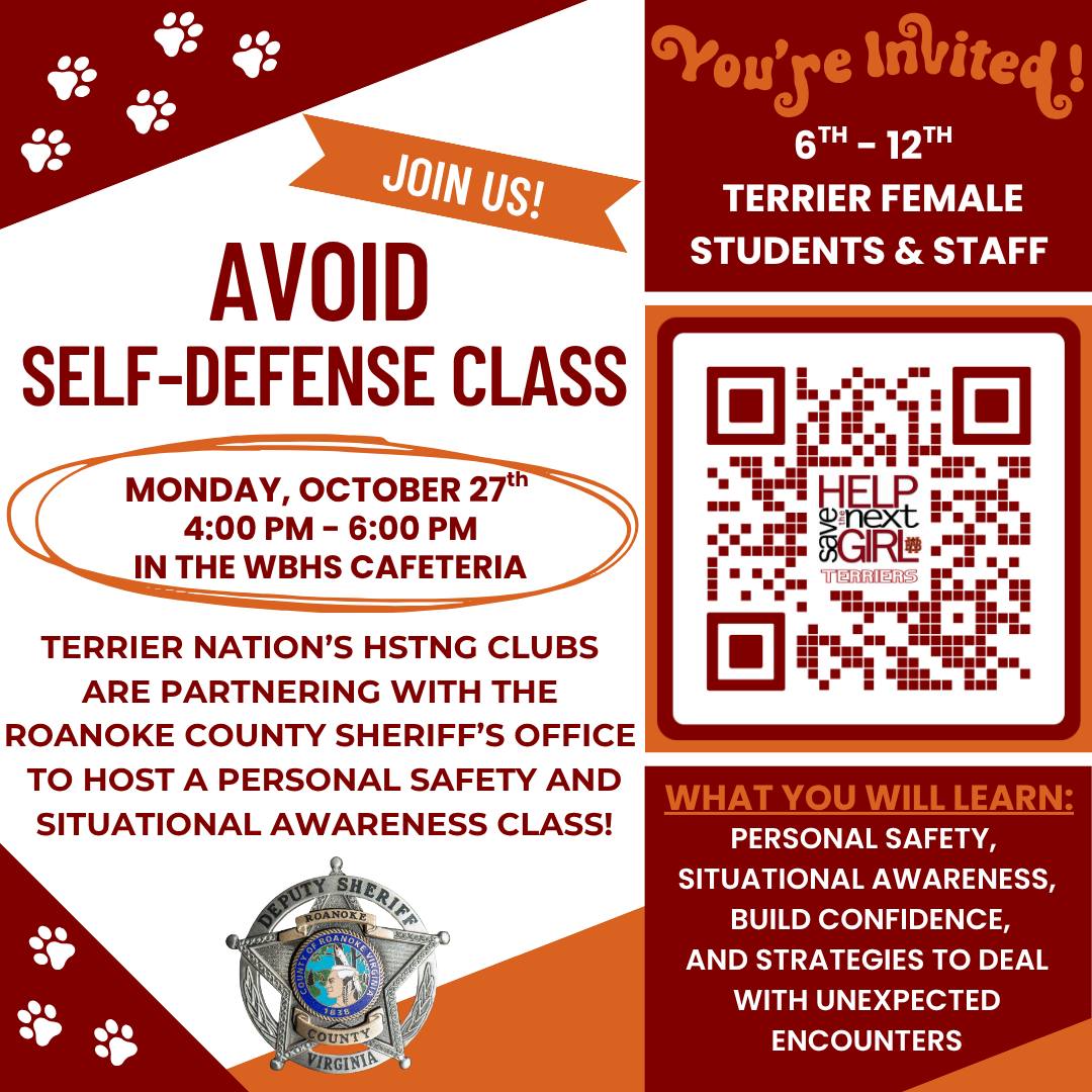 William - Attention: Terrier Female Students and Staff The Help Save ...