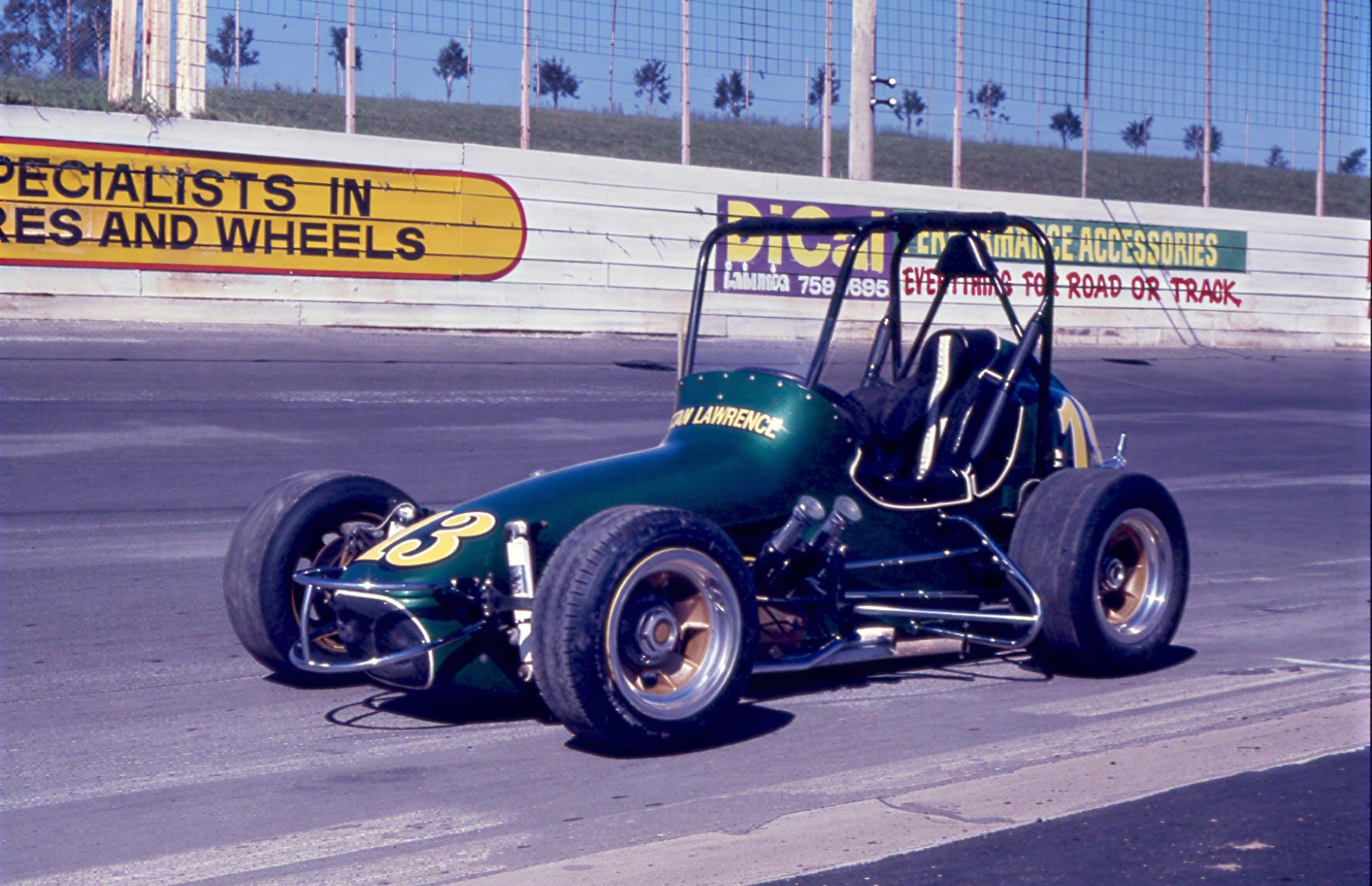 Speedway - Green may have been considered unlucky by some, but it sure ...