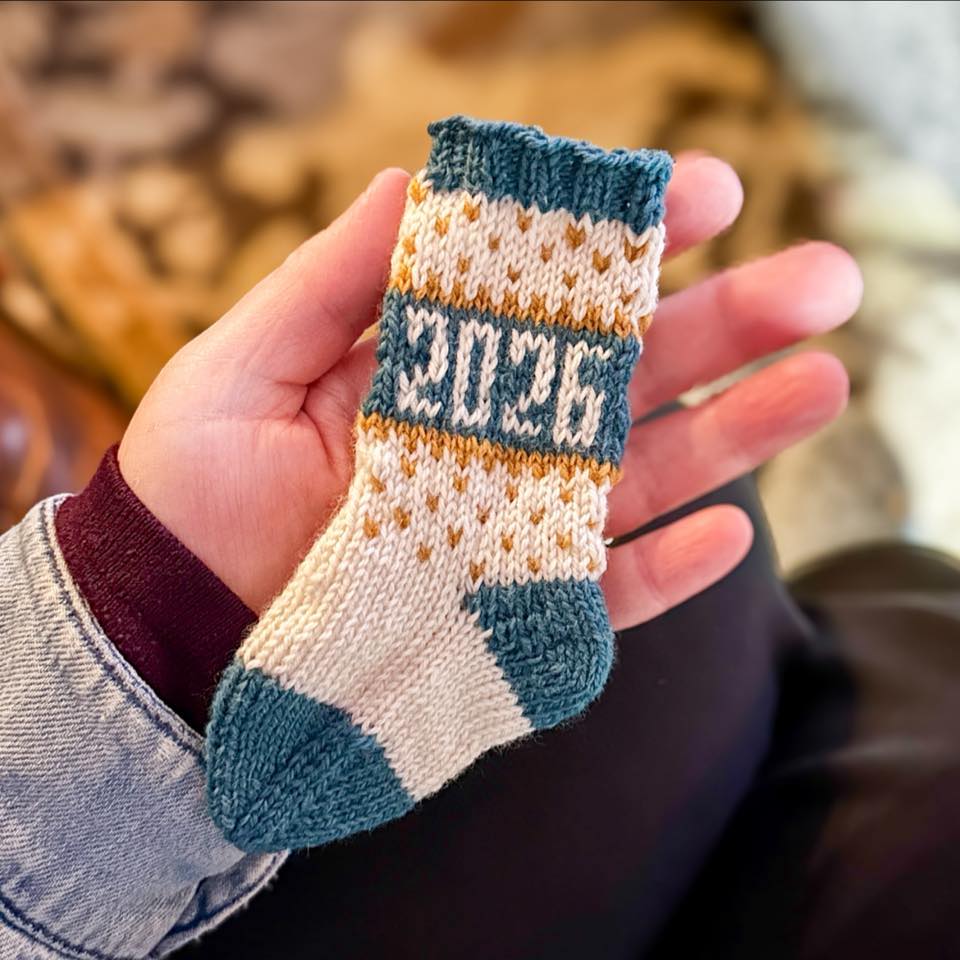 Enjoy a new pattern every month with the 2026 POM - Mini Stockings ...
