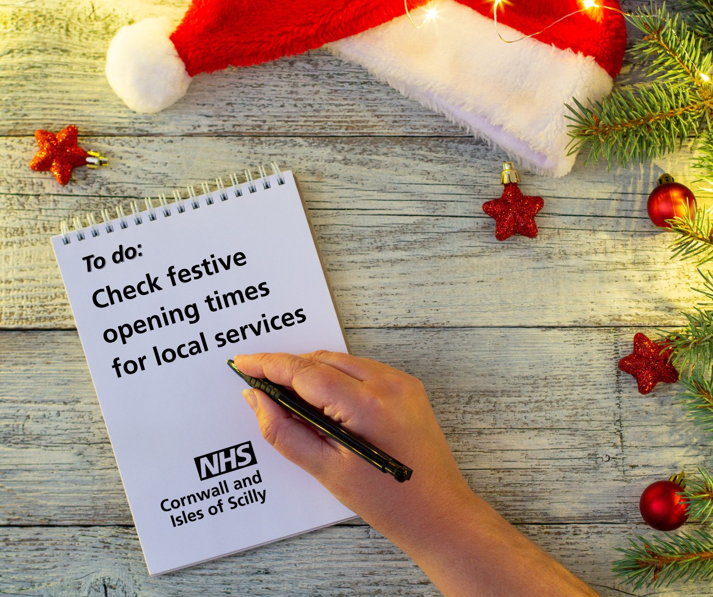 NHS - Your festive health checklist: Prescriptions, pharmacy hours, and ...
