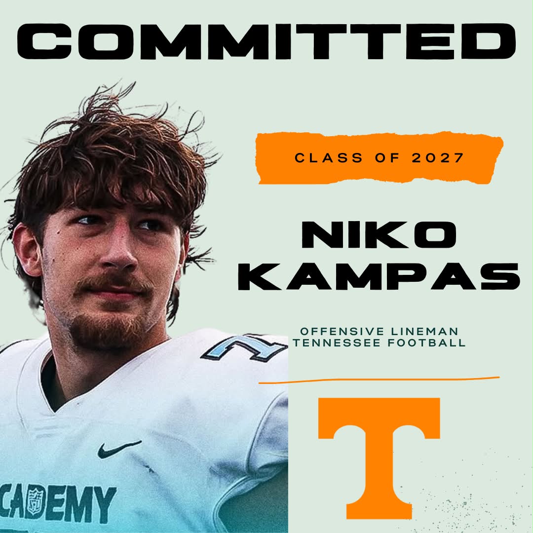 Tennessee has picked up a commitment from 2027 offensive lineman