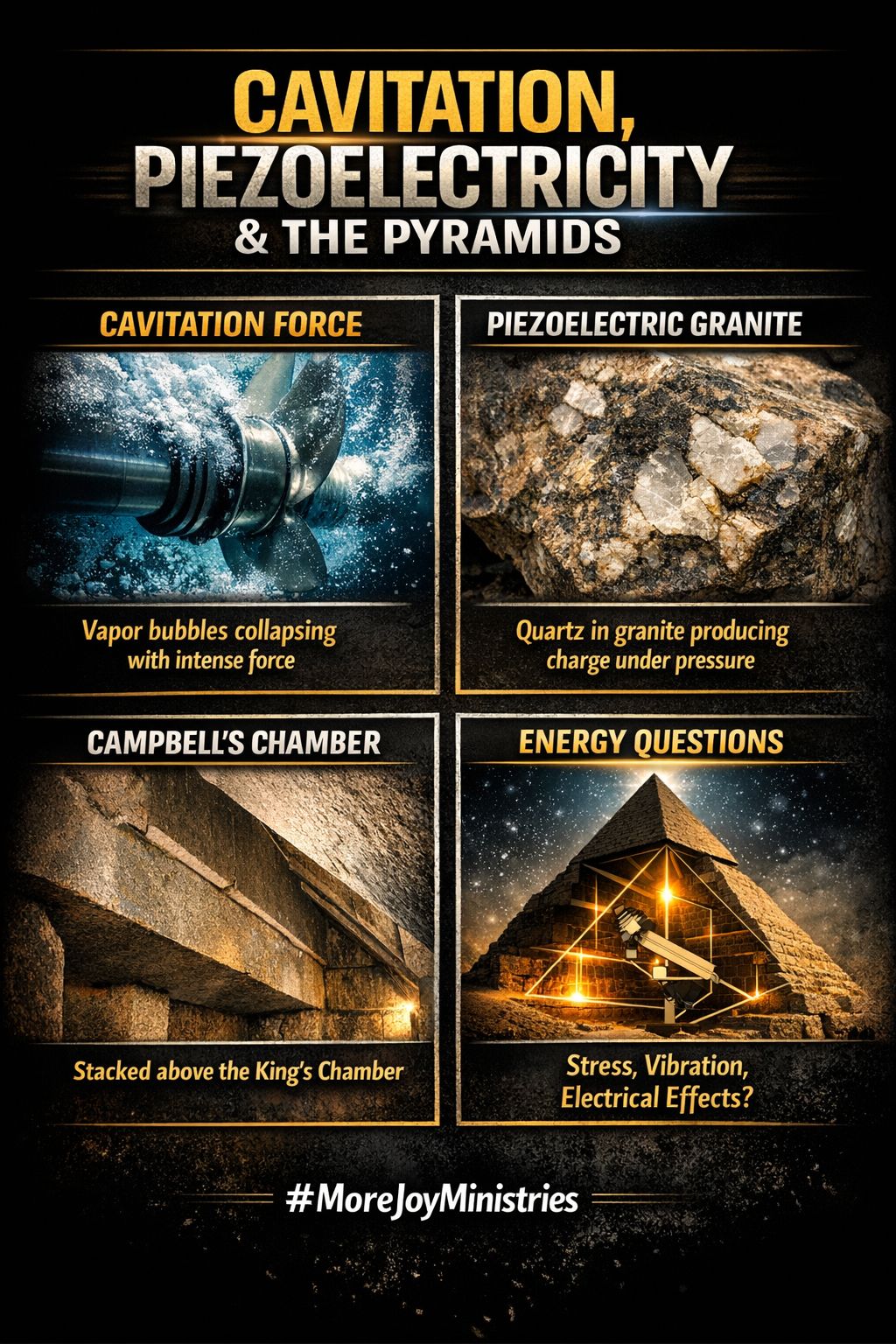 ピラミッド Scientists have just revealed that the specific quartz content in