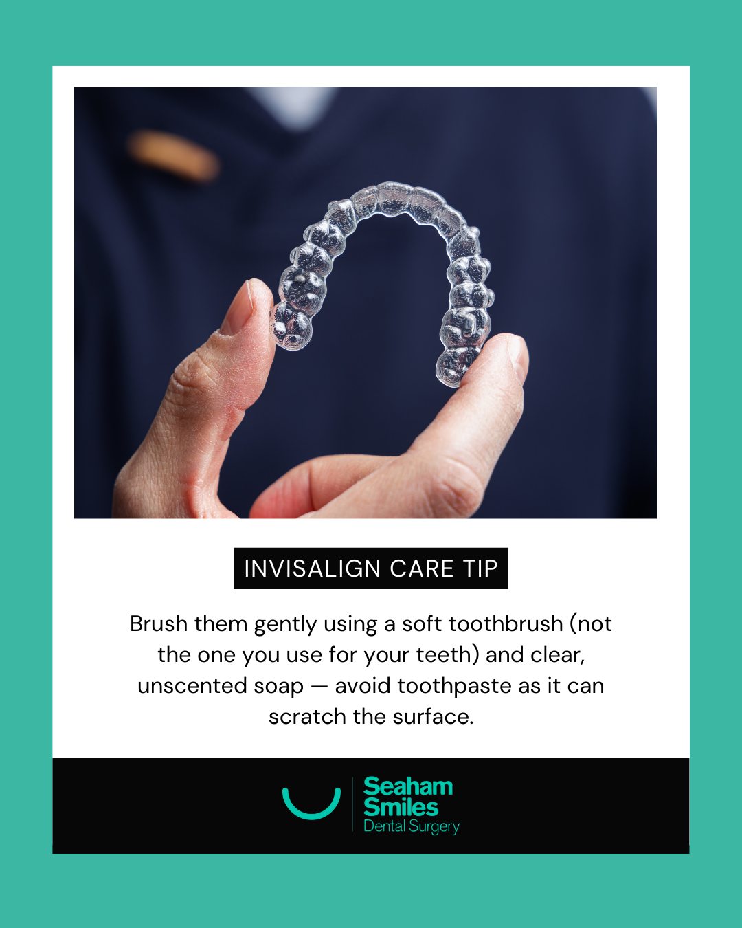 Seaham - Keeping your Invisalign aligners clean is essential for both ...