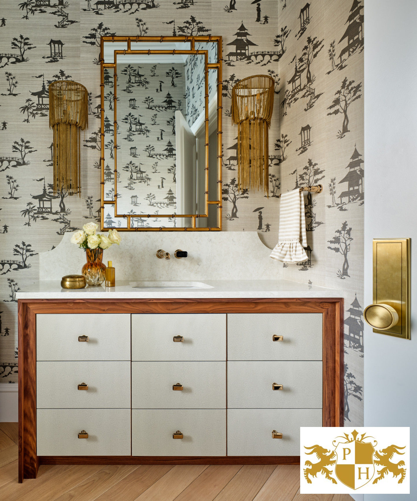 Peters - Step inside this luxury powder room transformation: where ...
