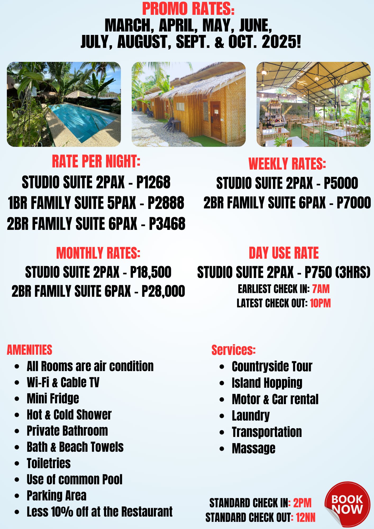 Ecostay Panglao Resort Hotel | Panglao