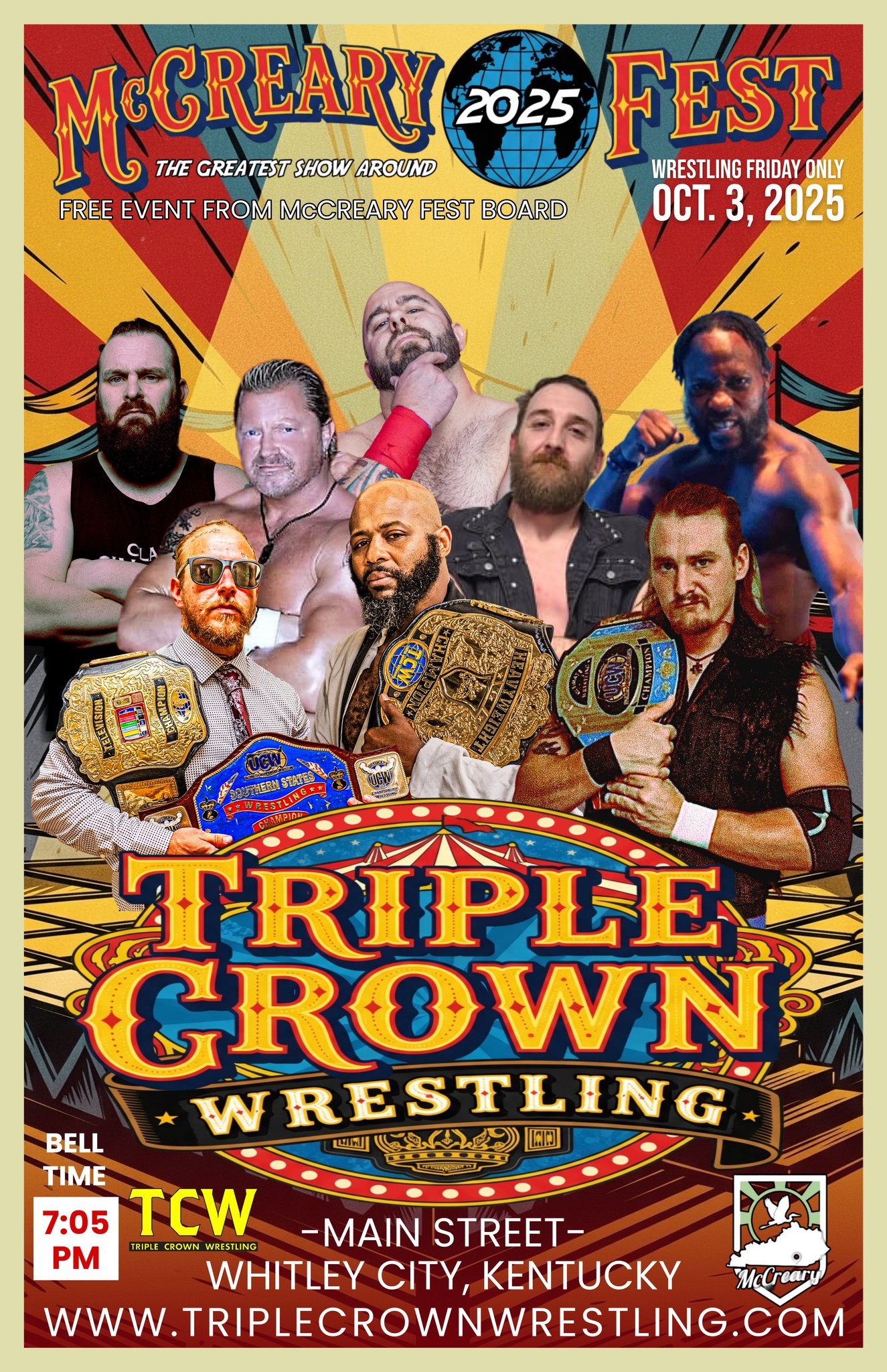 Triple - 👑👑👑McCreary Fest 2025👑👑👑 Get ready, Whitley City Kentucky! 🎉 ...