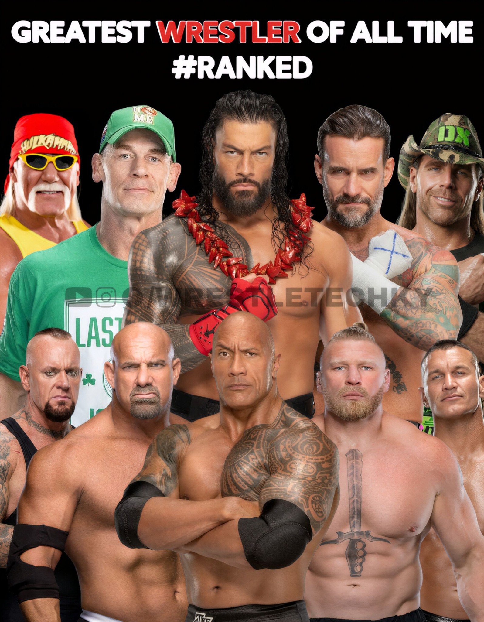 We ranked the Top 50 wrestlers worthy of being called the Greatest