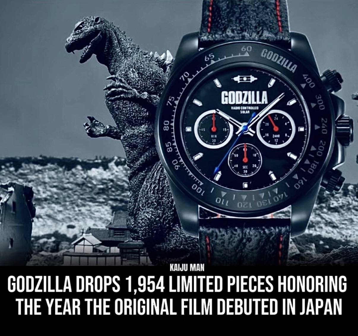 Godzilla fans might want to move fast for this one. 🦖⌚ Godzilla