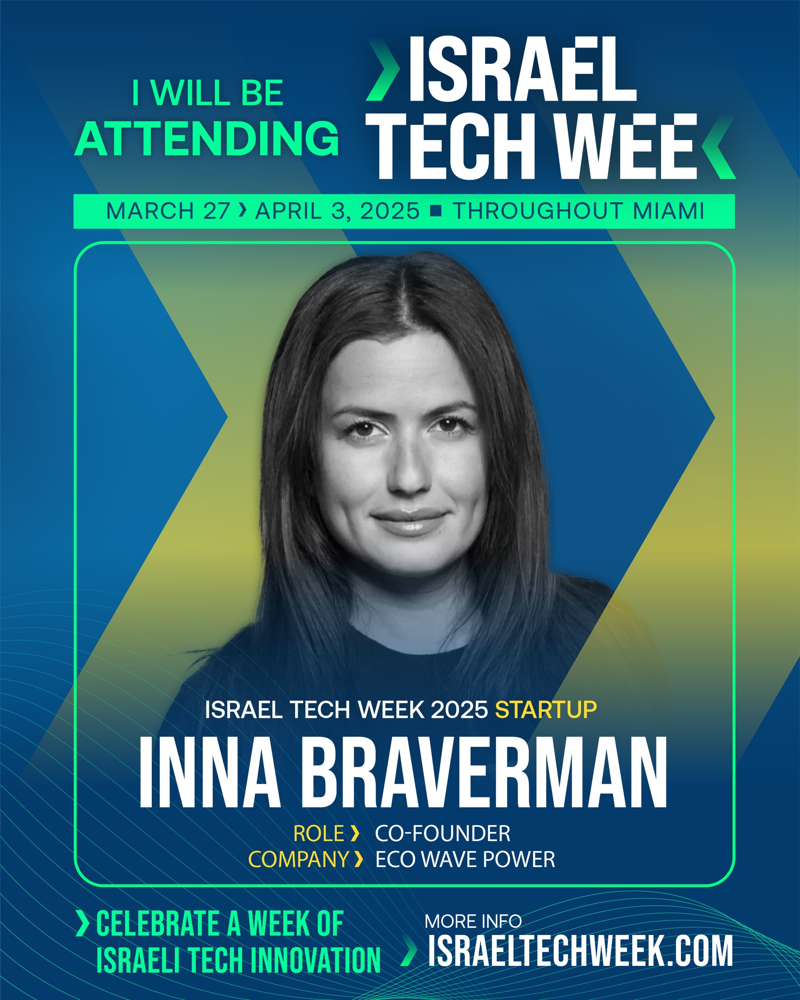 Eco - 🌍 Join us at Israel Tech Week 2025 in Miami! We’re excited to ...
