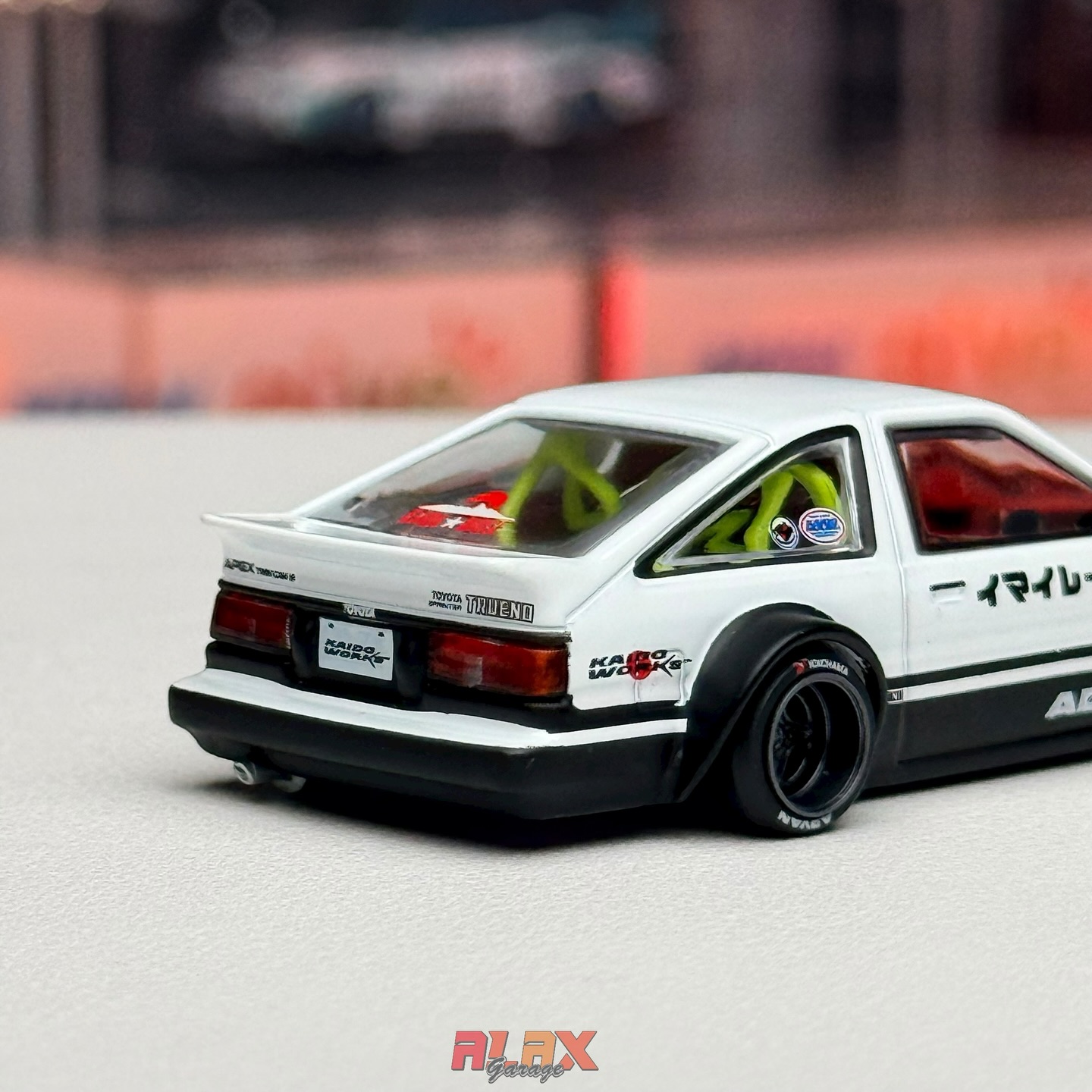 MINIGTKAIDO★HOUSE A86 TRUENO カスタム Mini GT x Kaido House //180 Toyota AE86 Sprinter Trueno Kaido