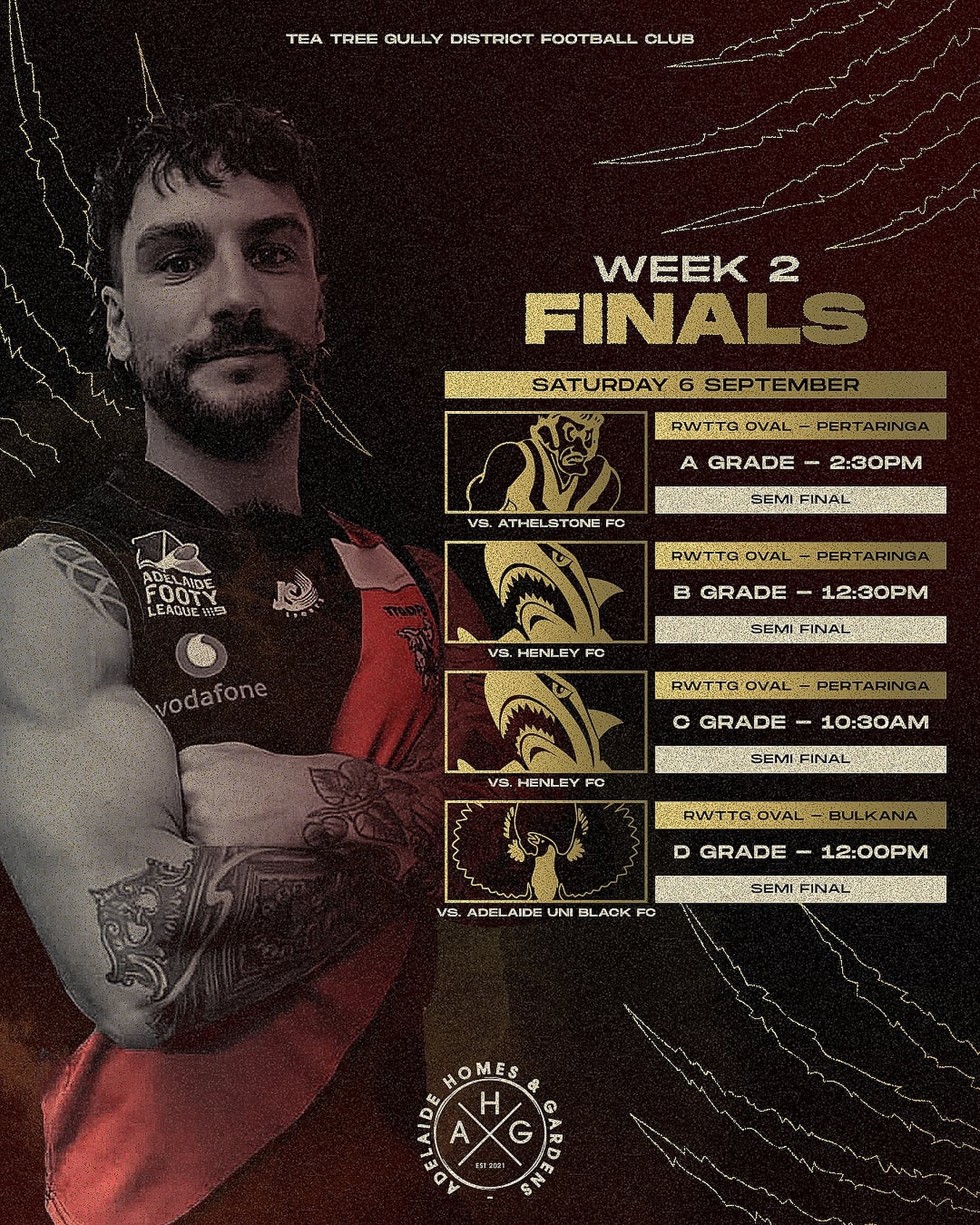 🏆 FINALS FOOTY AT... - Tea Tree Gully District Football Club | Facebook