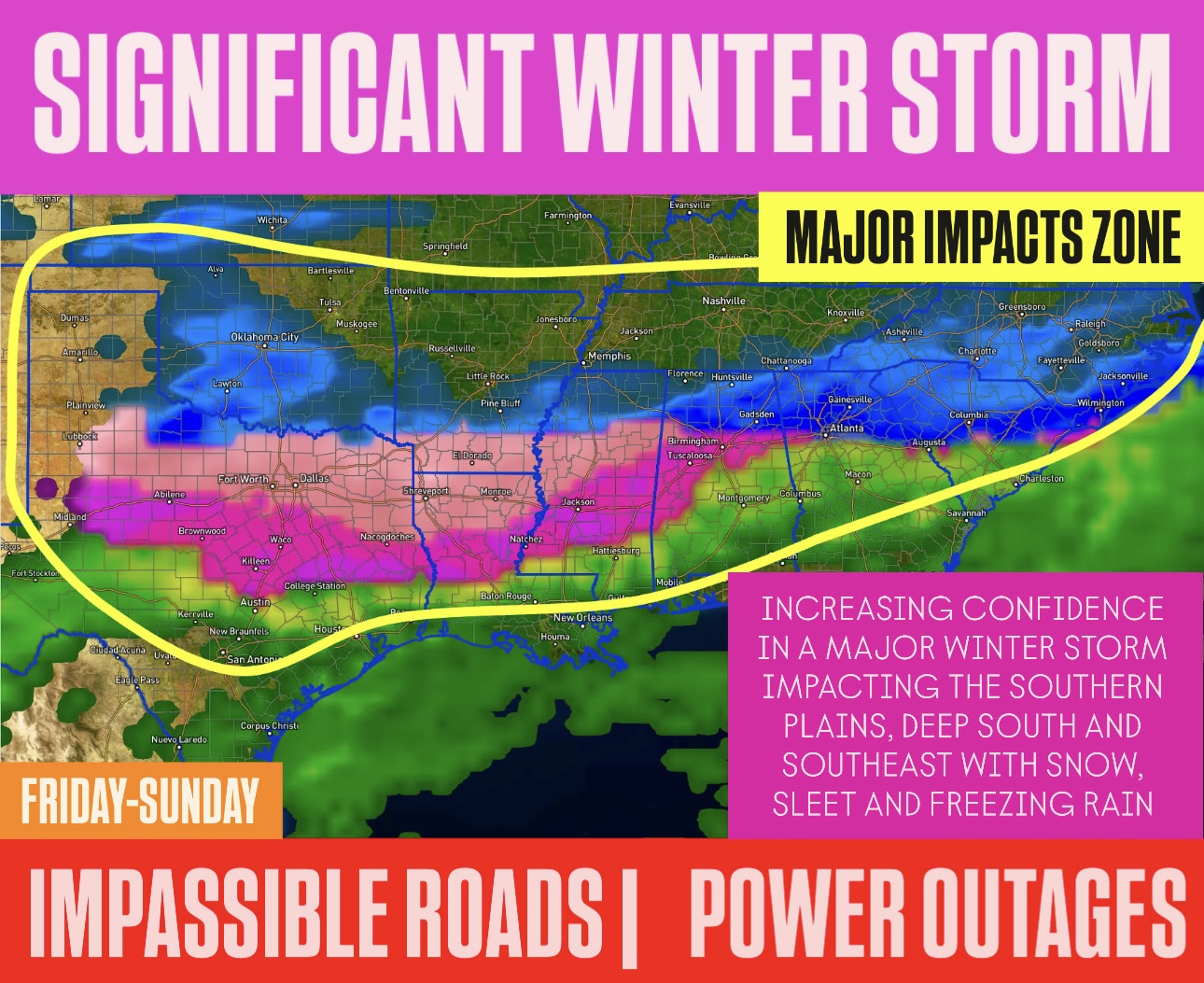 Meteorologist - There's increasing confidence in a major winter storm ...