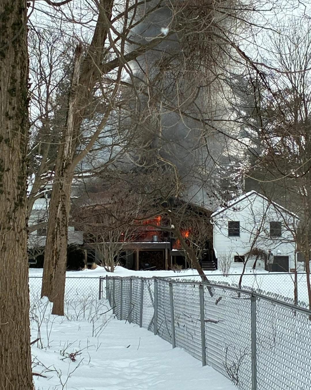 Nikki Rudd - A man and his pet escaped this fire on... | Facebook