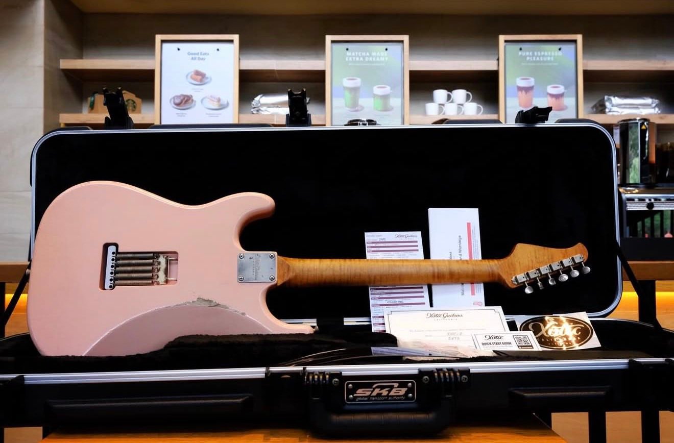 Xotic XSC-2（Shell Pink） Xotic XSC-2 – Custom Specs ✨ Shell Pink never looked this