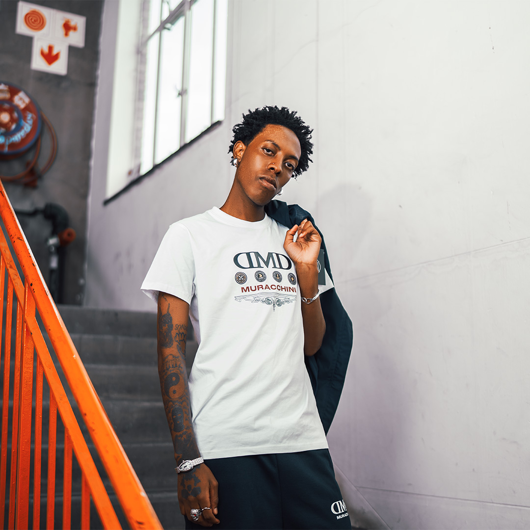 Minimal effort, maximum presence. 🤙🏾 DMD Multi Logo T-Shirt- R