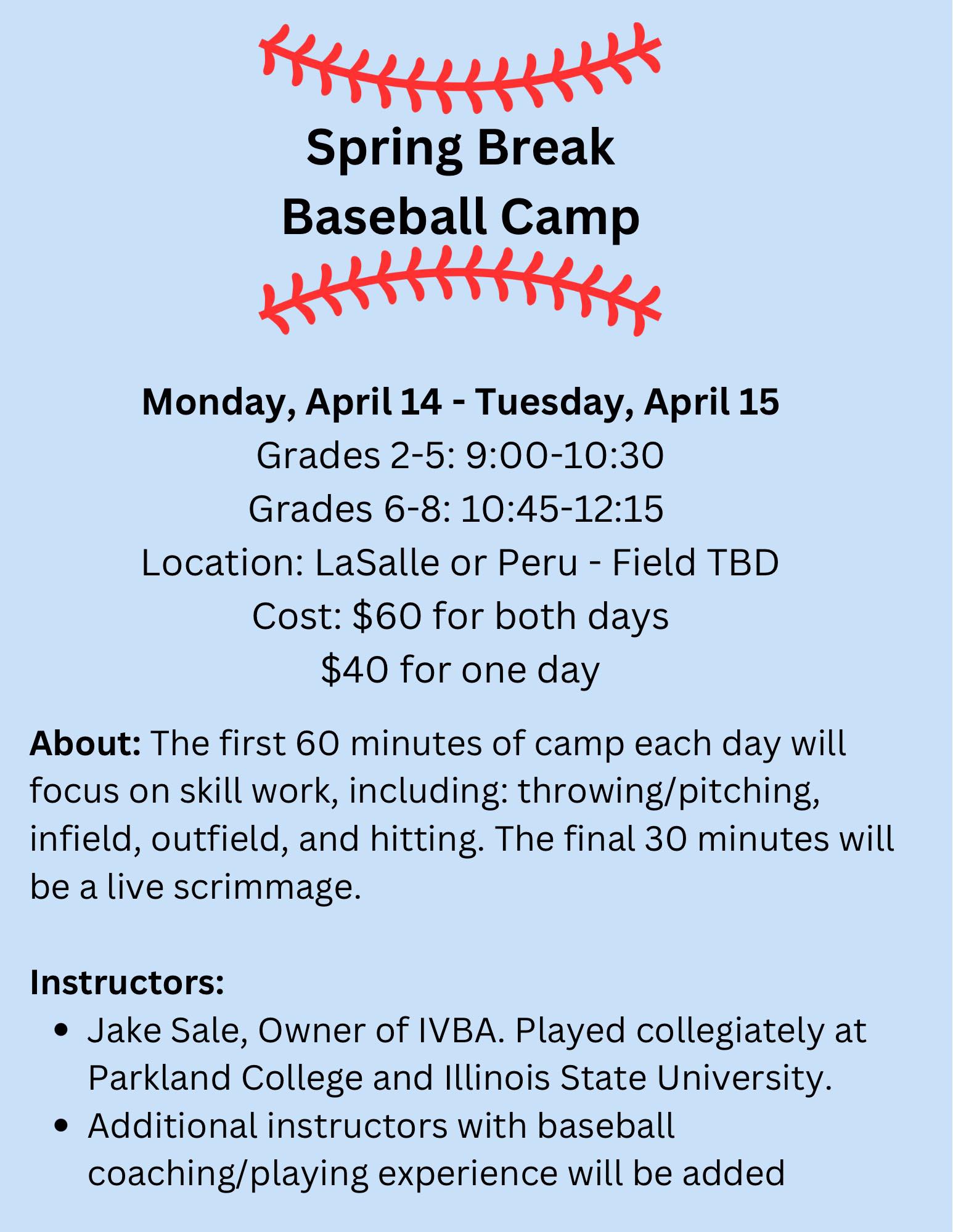 Illinois Valley Baseball Academy | Peru IL