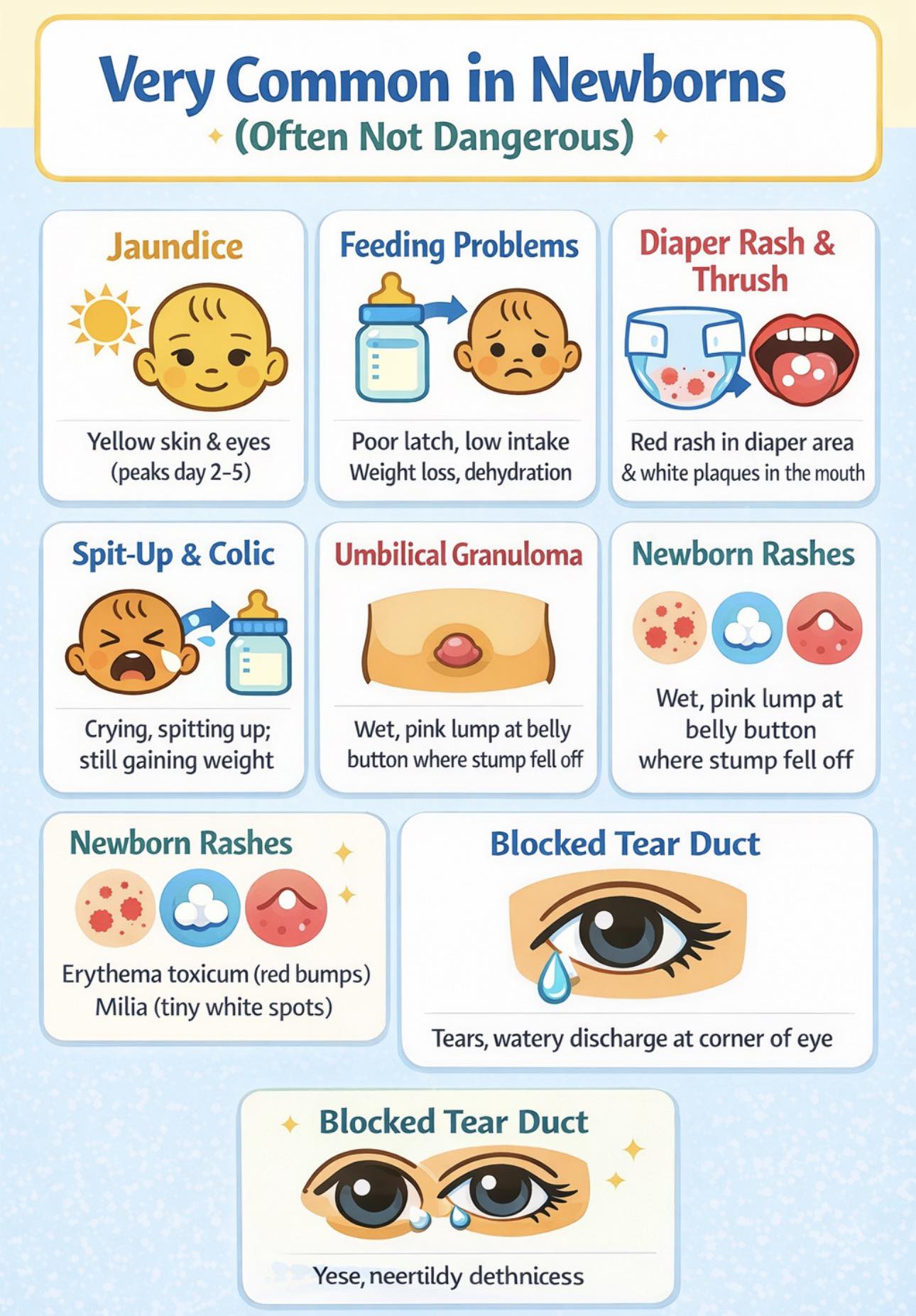 Med - Very common problem in newborns (often not dangerous ...