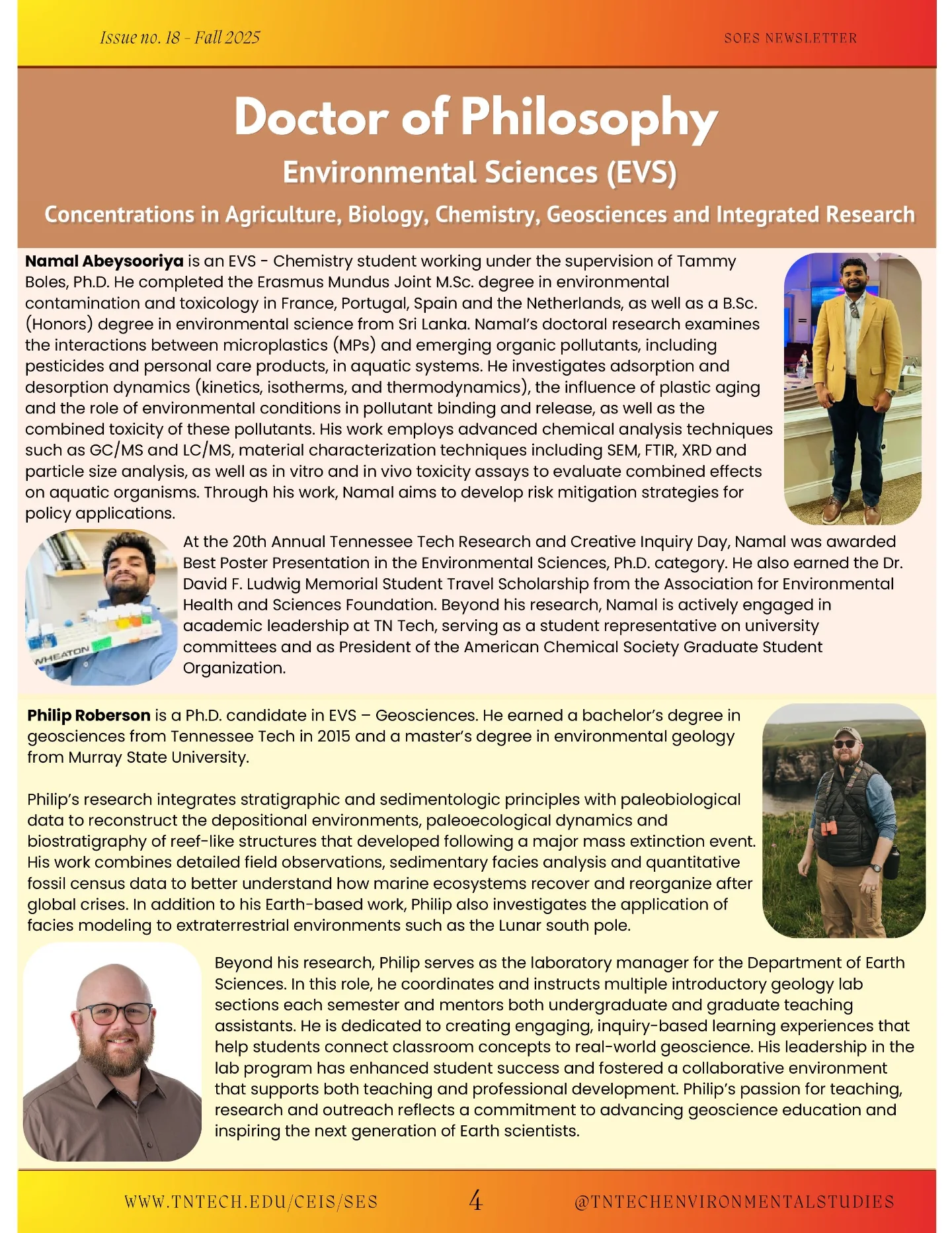 College of Emerging and Integrative Studies at Tennessee Tech ...
