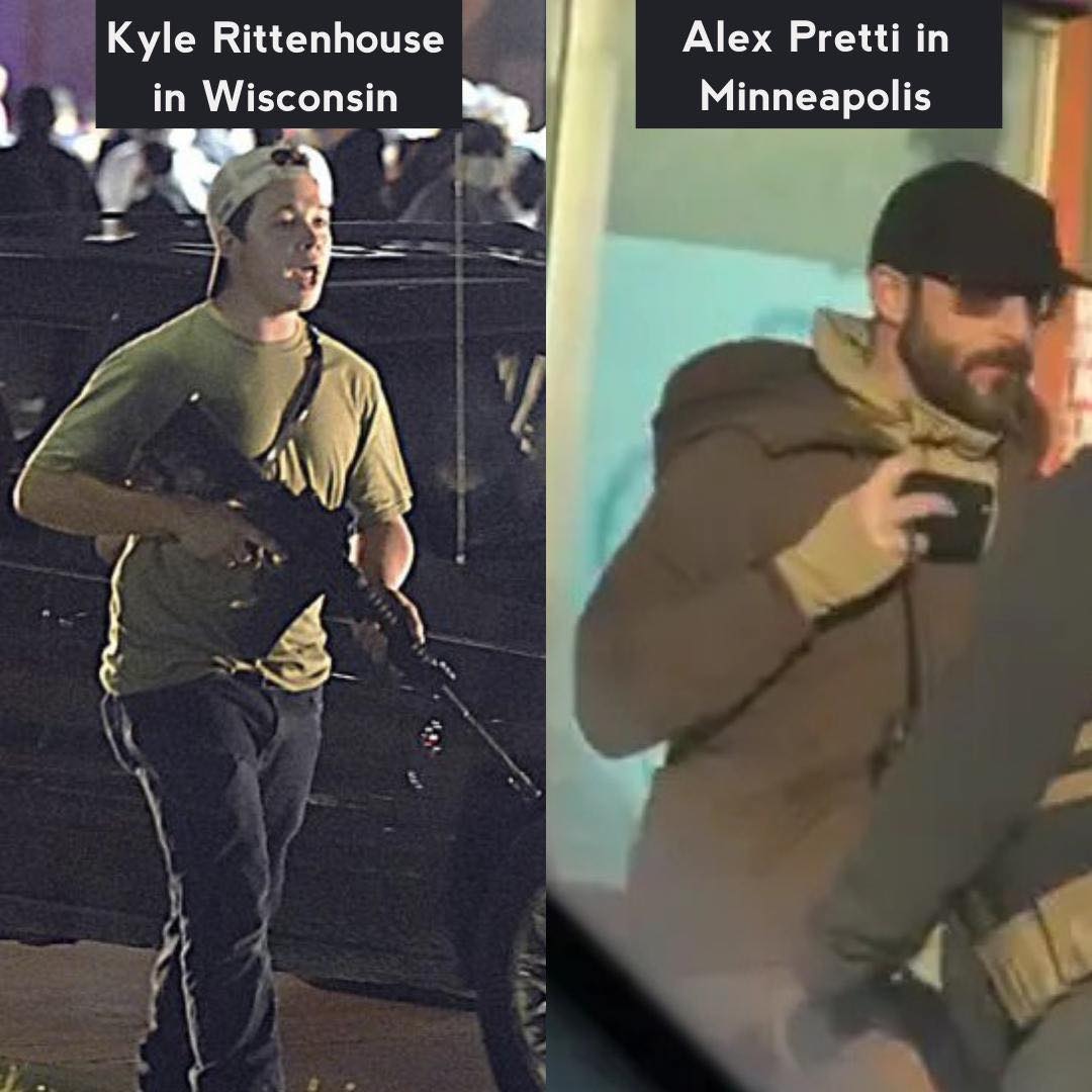 Congressman - Armed vigilante kills two civilians in Wisconsin and is ...