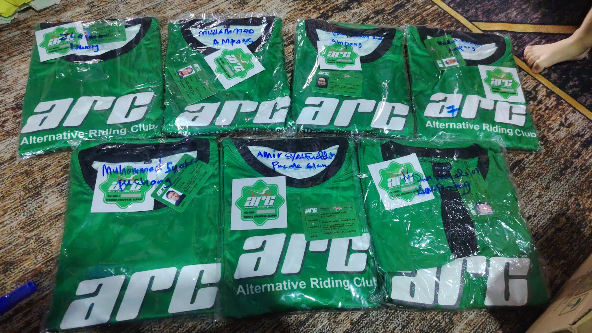 ARC - Alhamdulillah..pendaftaran ahli baru Arc Selangor kad dan baju ...