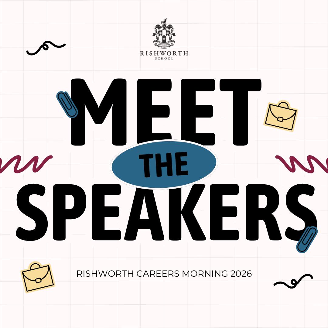 Meet the Speakers 🎤 We’re excited to... - Rishworth School | Facebook