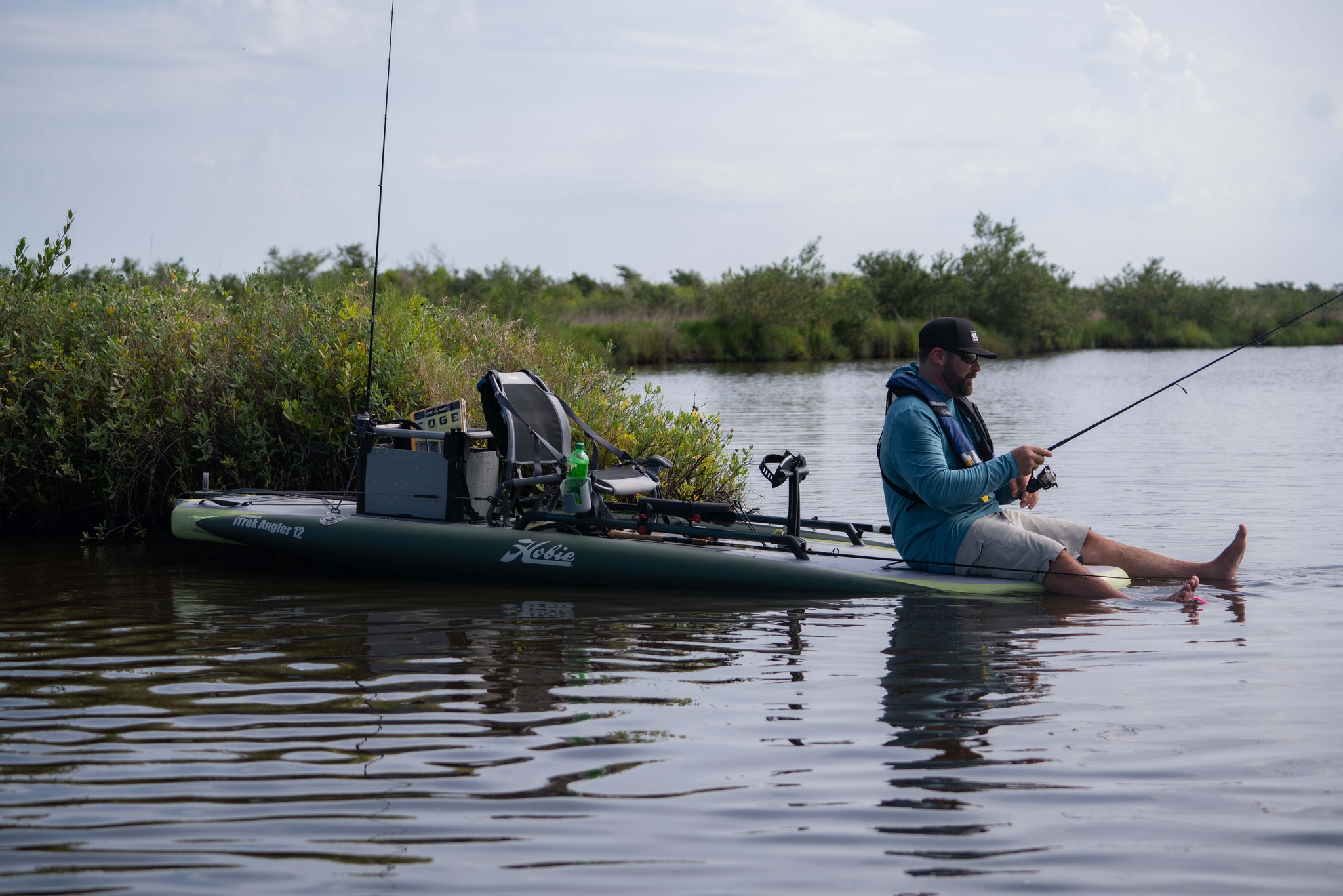 best fishing pole for kayak lake PLUSINNO Rod Holder with Tracks, 2 in 1 Kayak Accessories piece version of the popular 8 ParkNPole What is the Best Trolling