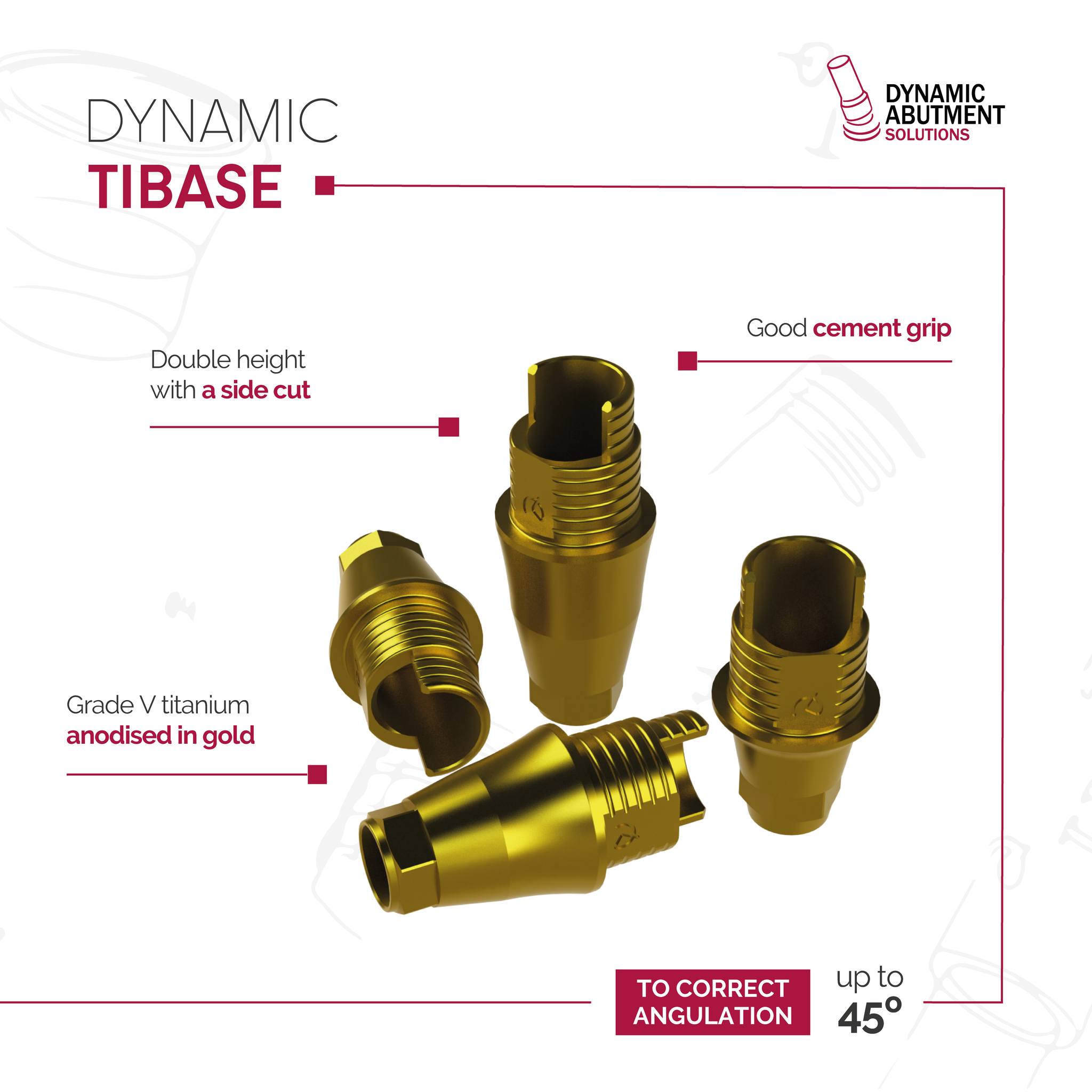 Dynamic - Our Tibase® has been designed to work together with the screw ...