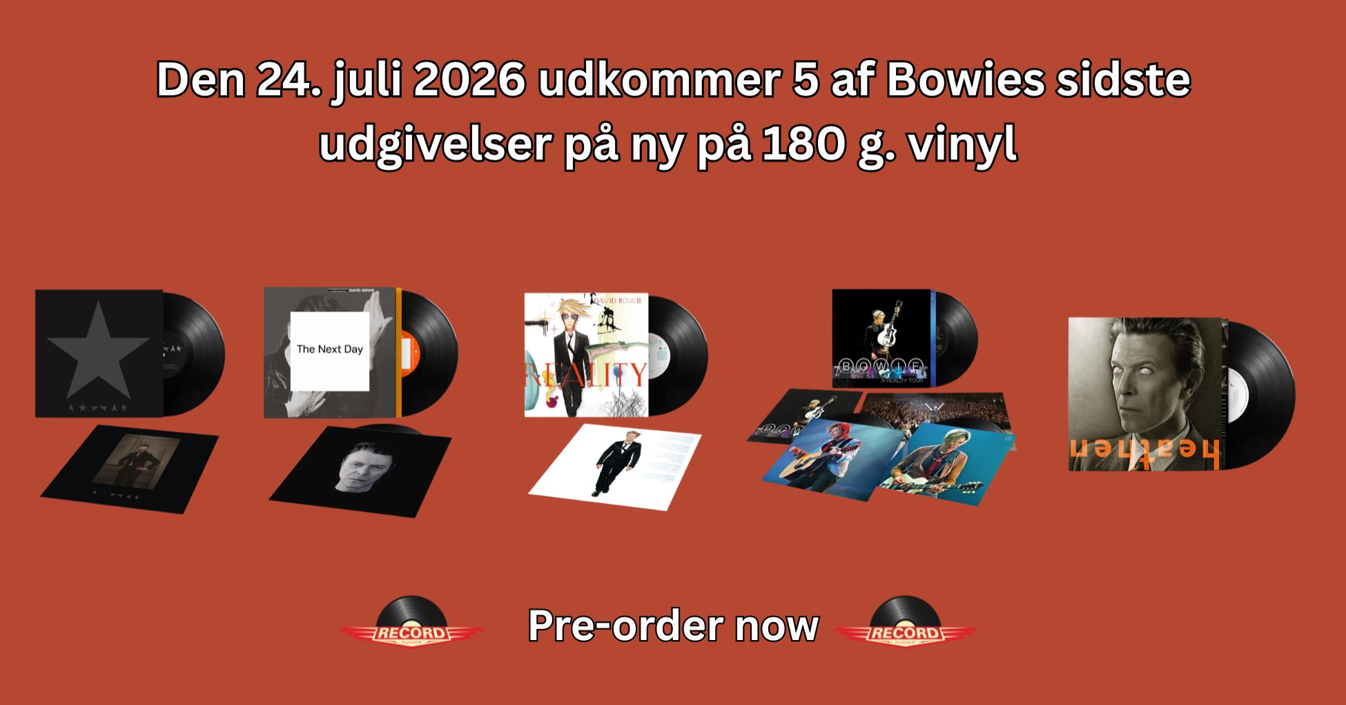 On July 24, 2026, five of Bowie's last releases will be offered