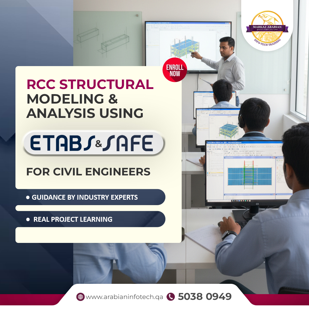 Arabian - Learn RCC Structural Design training using ETABS & SAFE based ...