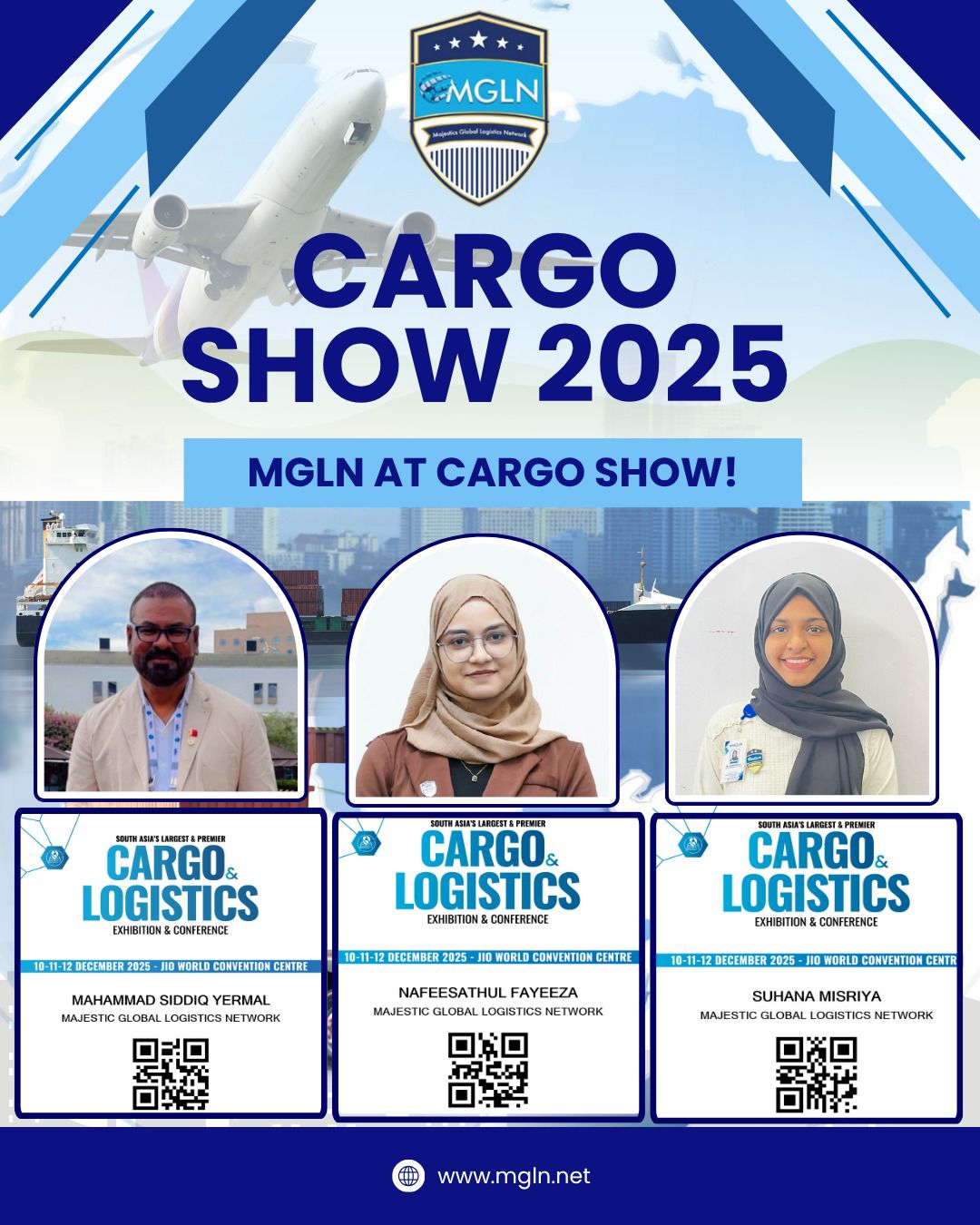 Majestic - 🌍 MGLN at Cargo Show 2025 – Mumbai, India! 🚢 ️ We’re excited ...