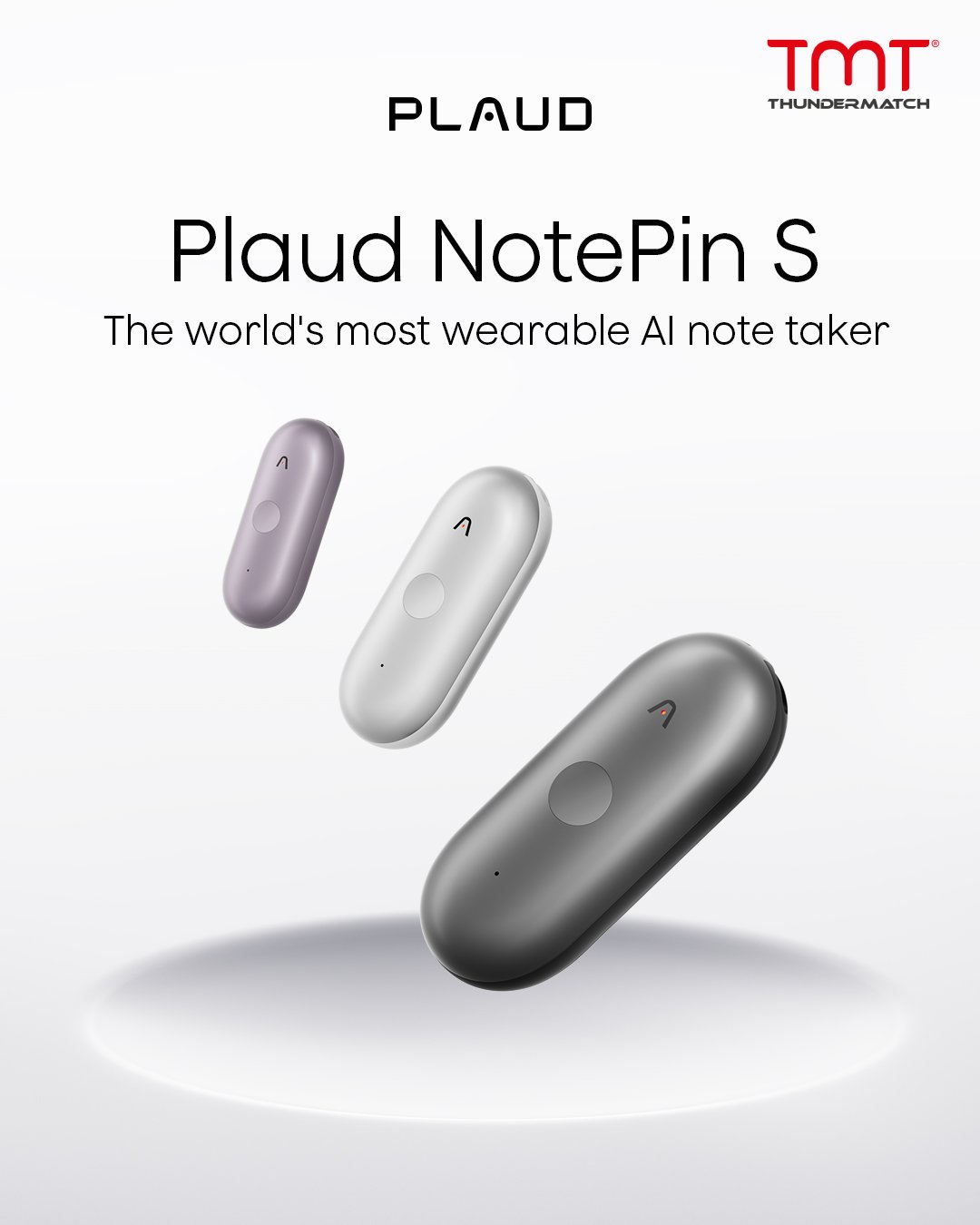 Meet the all-new Plaud NotePin S, the world's most wearable AI