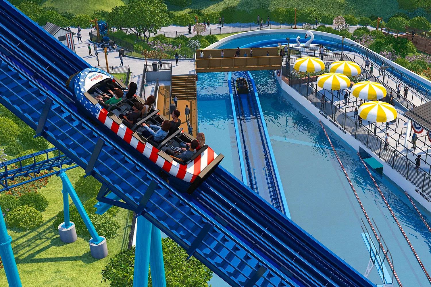【匿名配送】★良品★RIDE SPLASH155㎝× Sevens size L 🌊 Coming to Holiday World & Splashin' Safari— May 2027 Cannonball