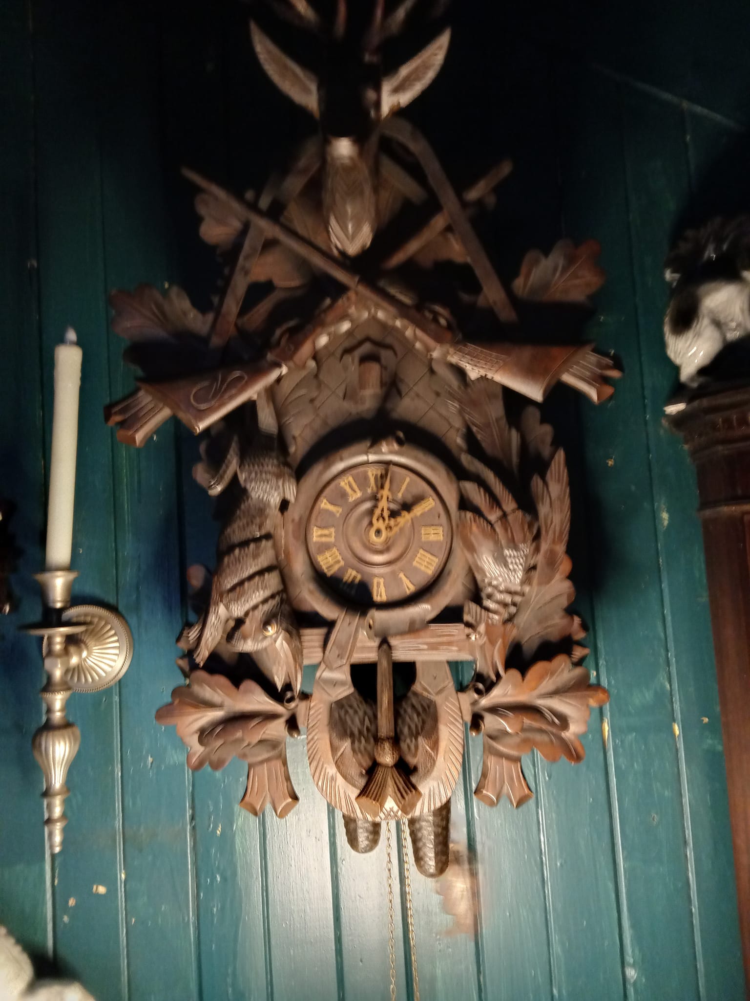 What is the date and specs of a Gueissaz-Jaccard cuckoo clock?
