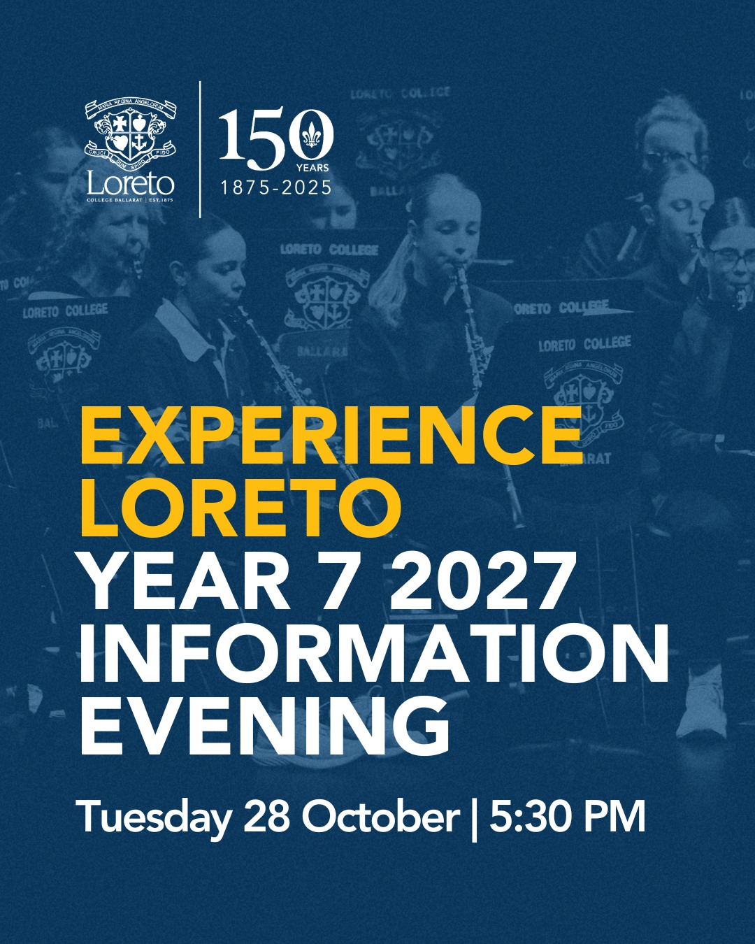 Loreto - Our Year 7 2027 Information Evening is taking place this ...