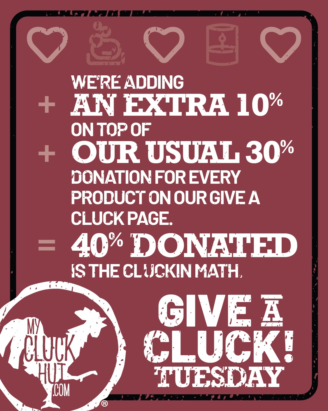 My Cluck Hut - Y’all did it! You blacked out the system,... | Facebook